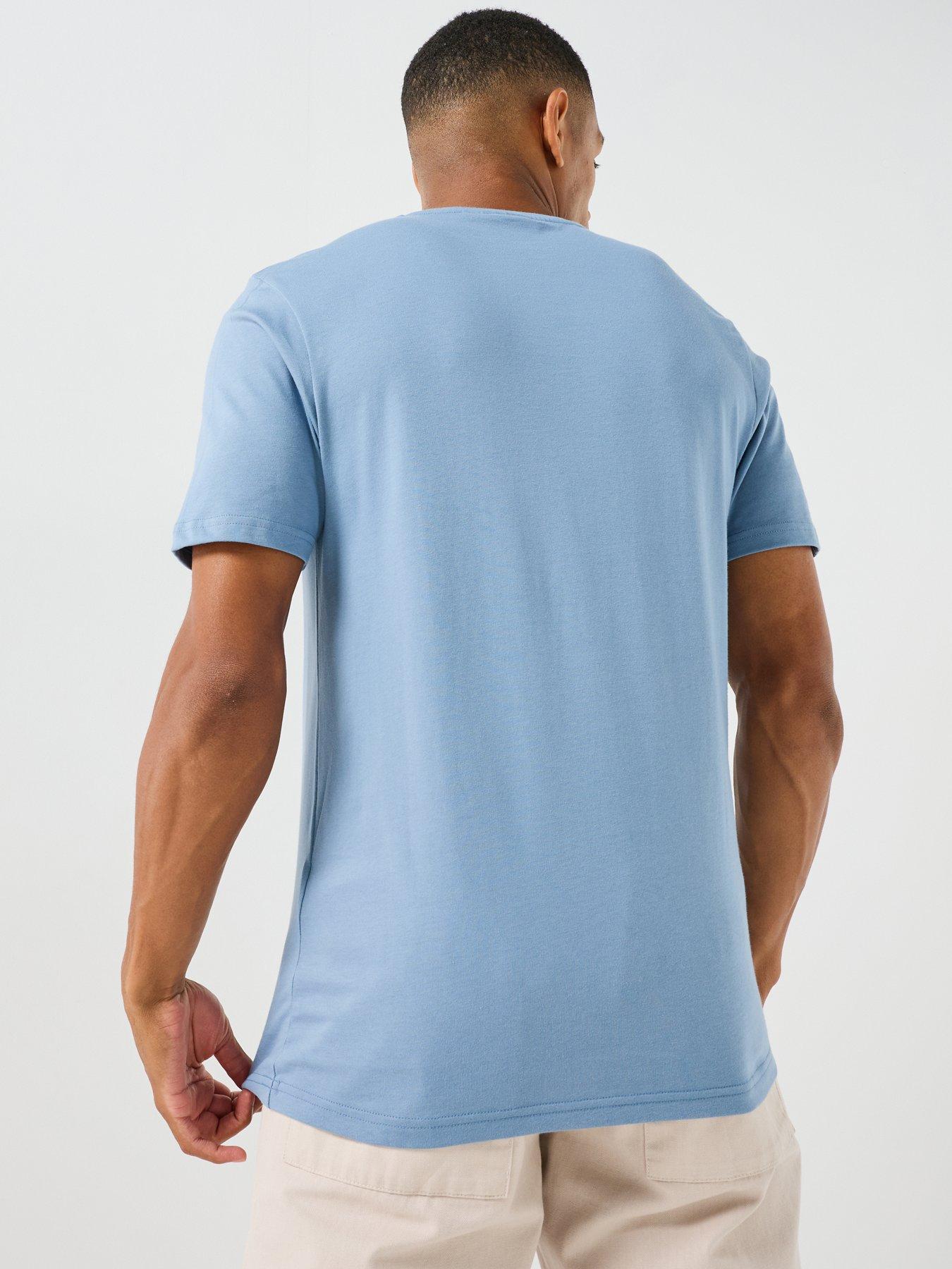 Image 2 of 6 of Lyle & Scott Plain T-Shirt - Blue