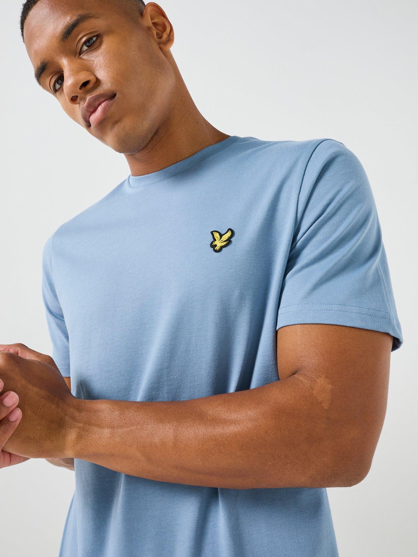 Image 4 of 6 of Lyle & Scott Plain T-Shirt - Blue