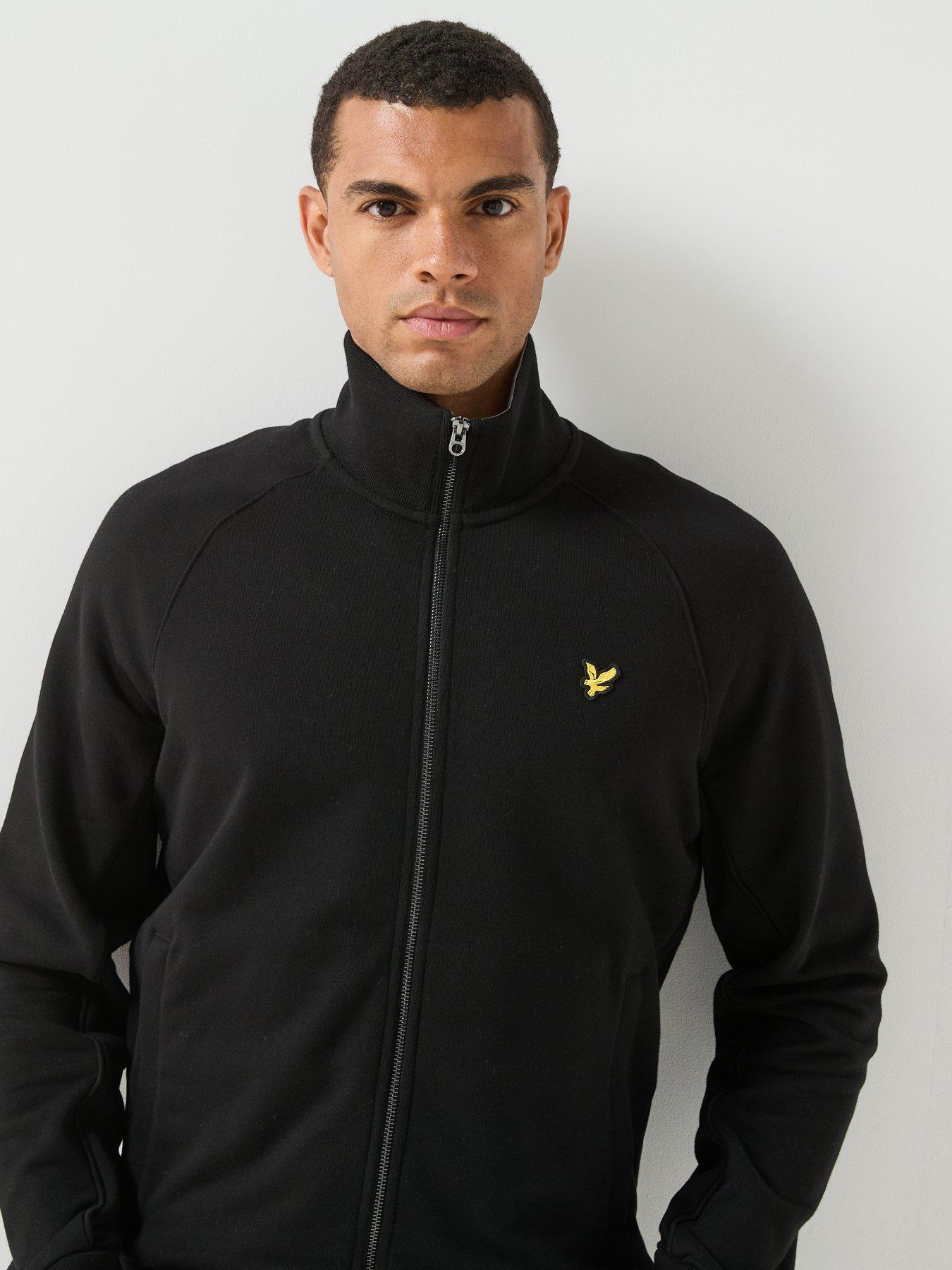 Image 6 of 6 of Lyle & Scott Lyle &amp; Scott Tipped Track Jacket - Black