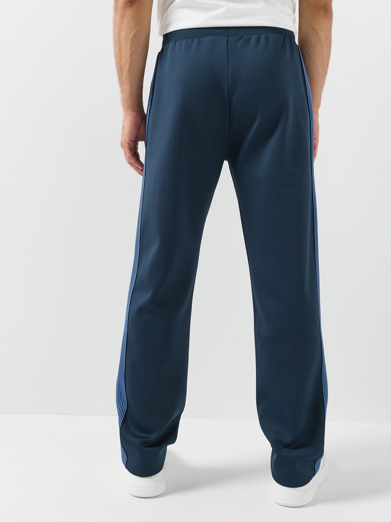 Image 2 of 5 of Lyle & Scott Contrast Tape Track Joggers - Navy