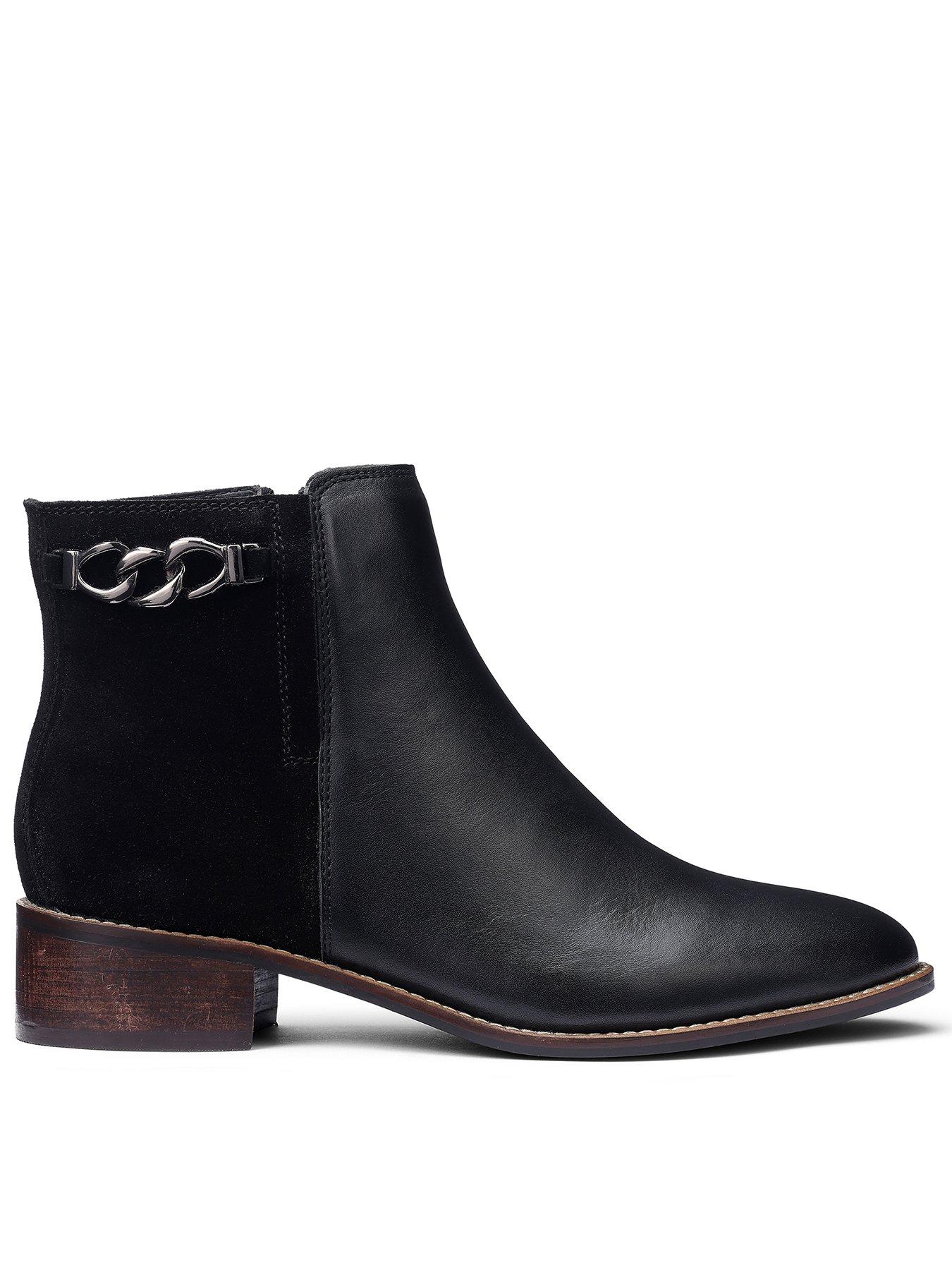Hotter Albany Ankle Boot - Black