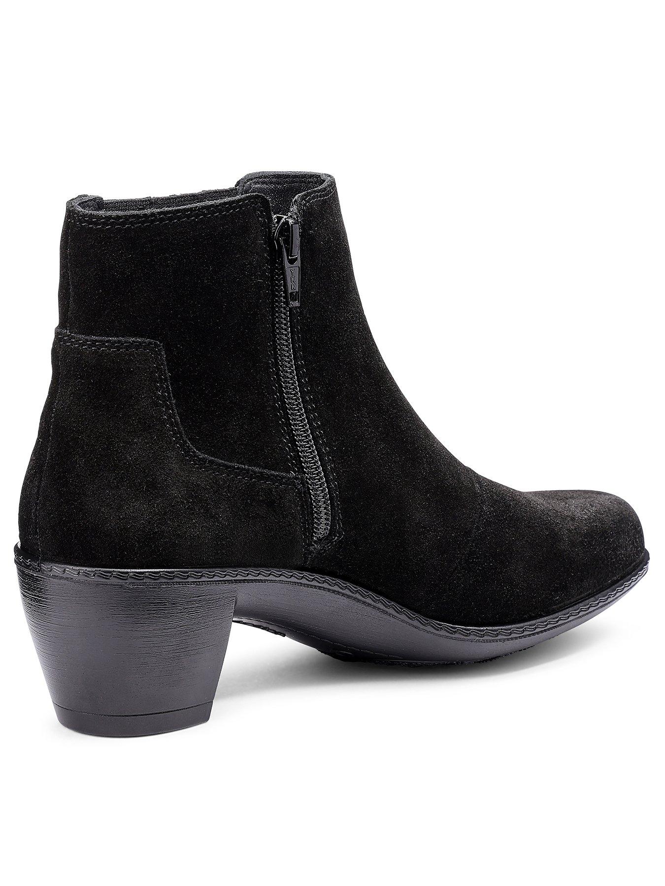 Image 3 of 4 of Hotter Aldine Wide Block Heel Ankle Boot - Black