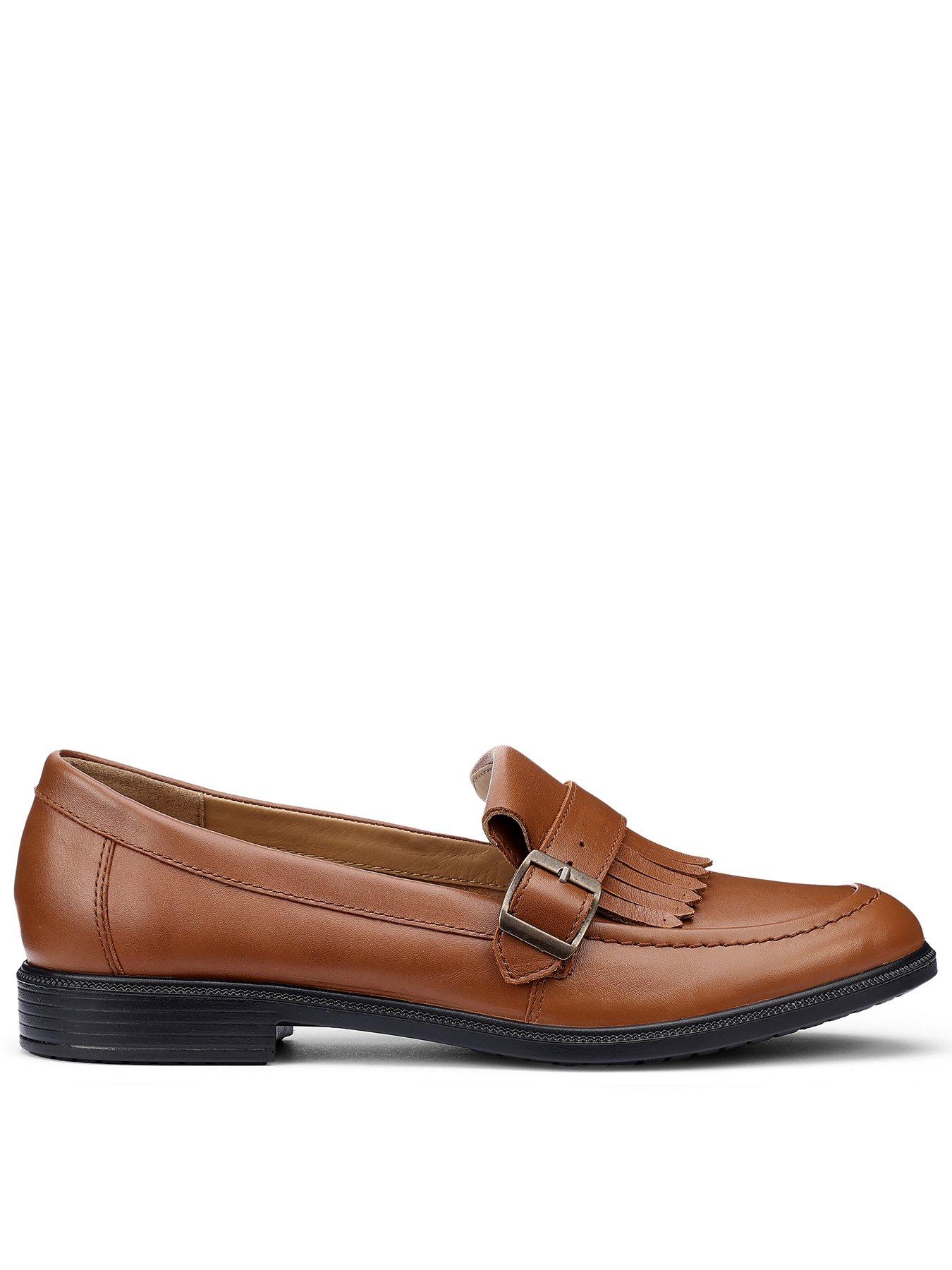 Hotter Fowey Wide Fit Loafer - Tan