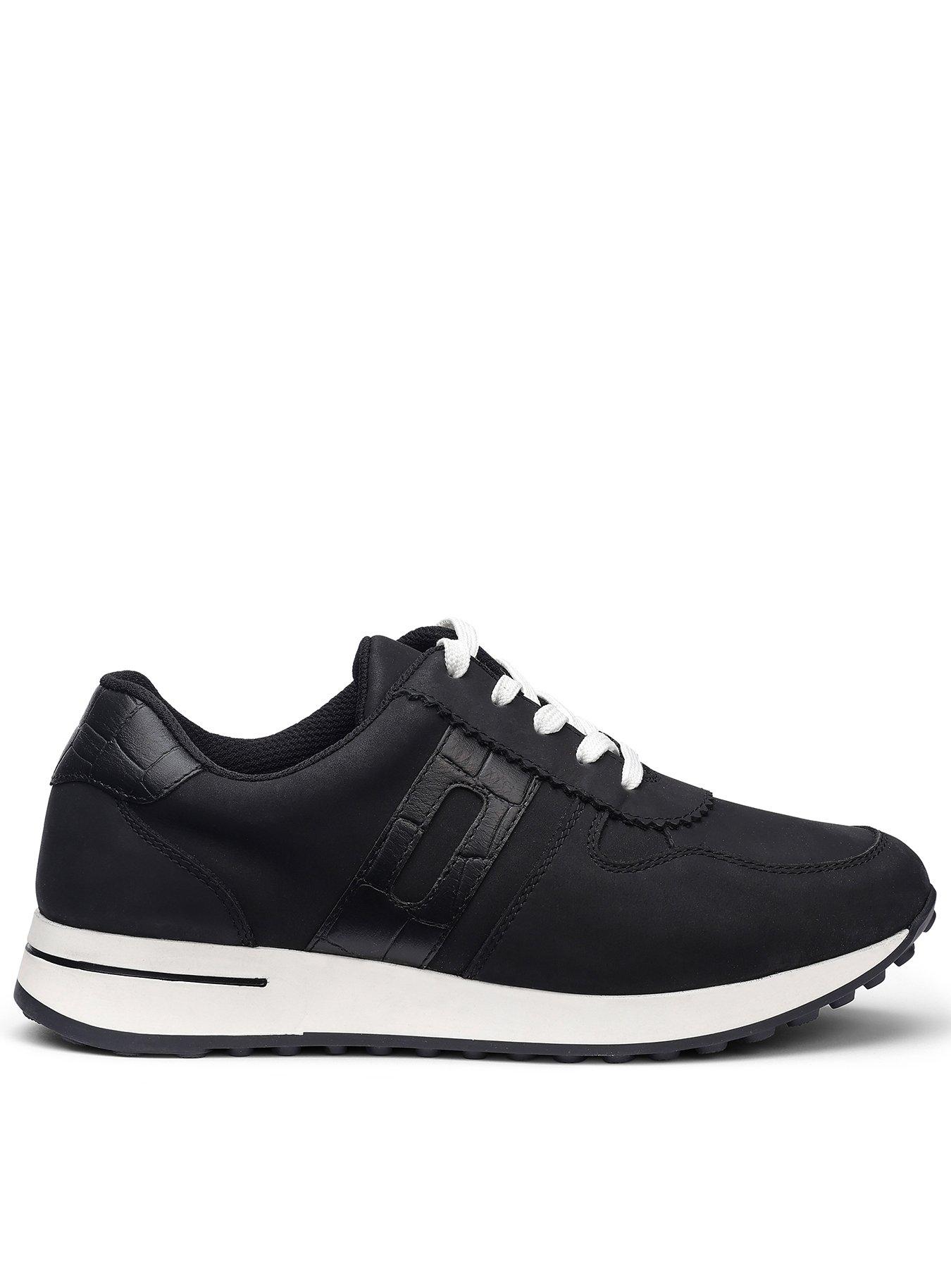 Hotter Revival Wide Fit Trainer - Black