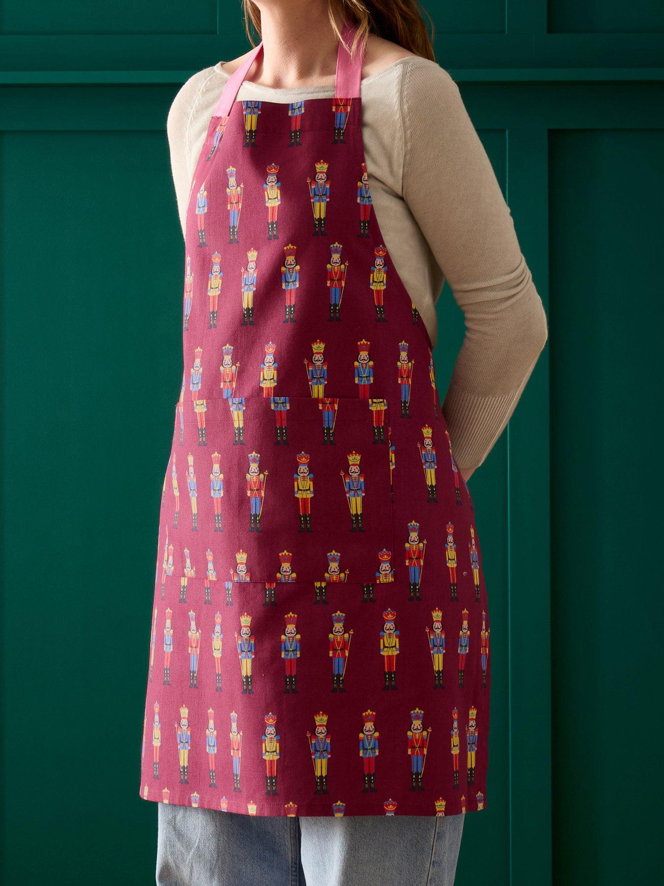 Image 1 of 2 of Catherine Lansfield 100% Cotton Christmas Nutcracker Apron