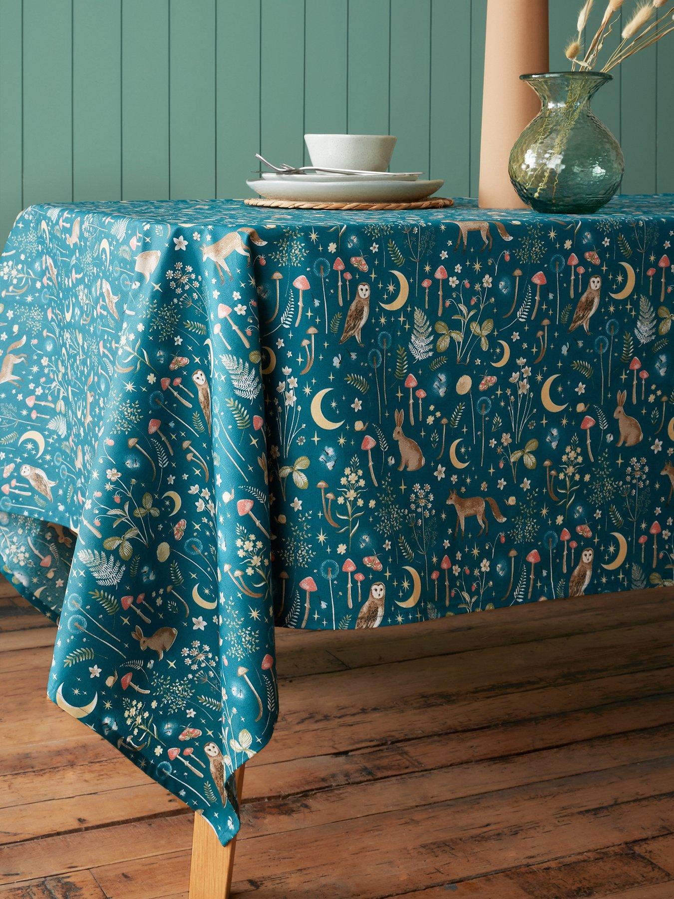 Catherine Lansfield 100% Cotton Enchanted Twilight Table Cloth