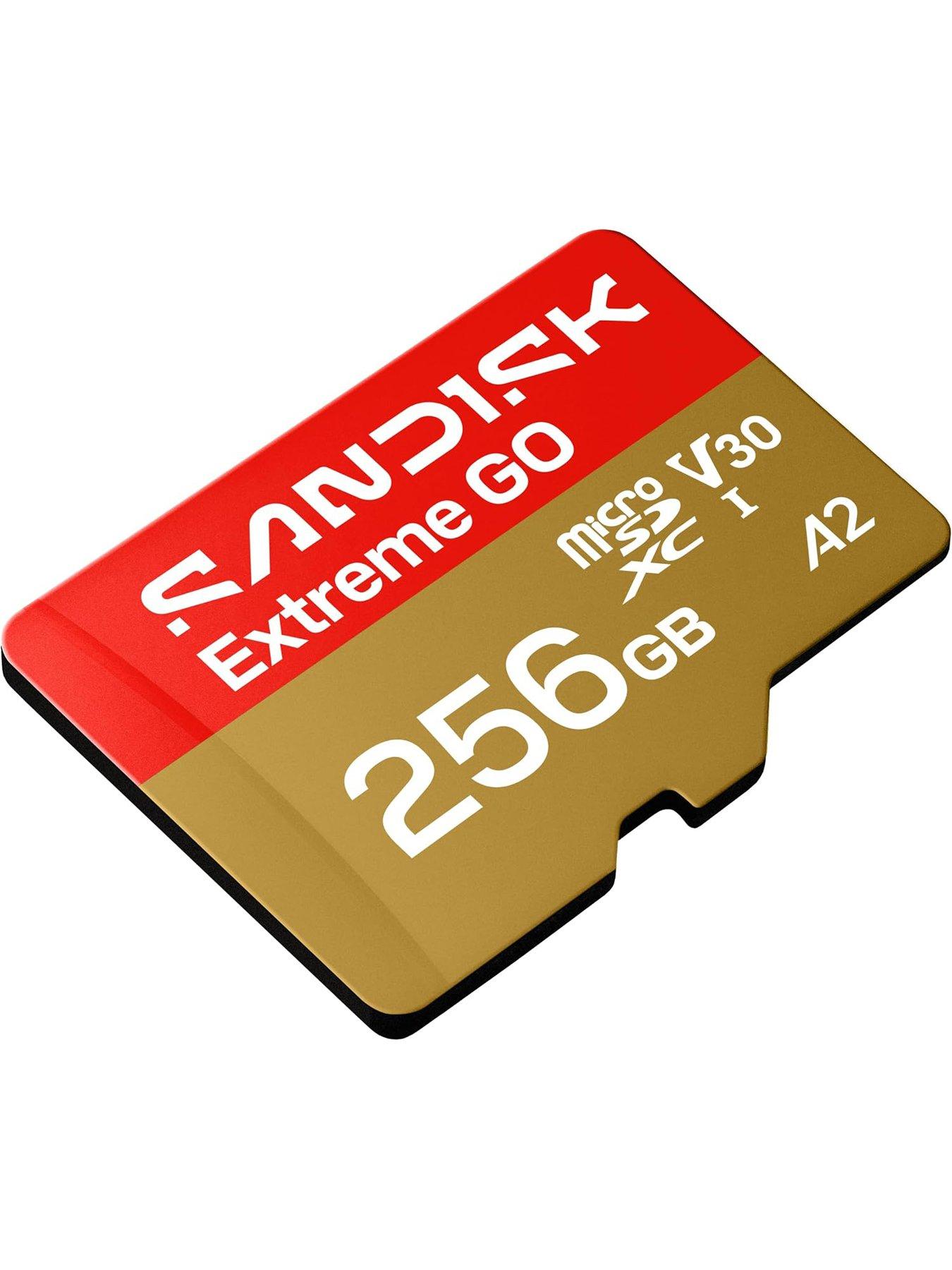 Image 2 of 4 of SanDisk Extreme microSDXC 256GB + SD Adapter