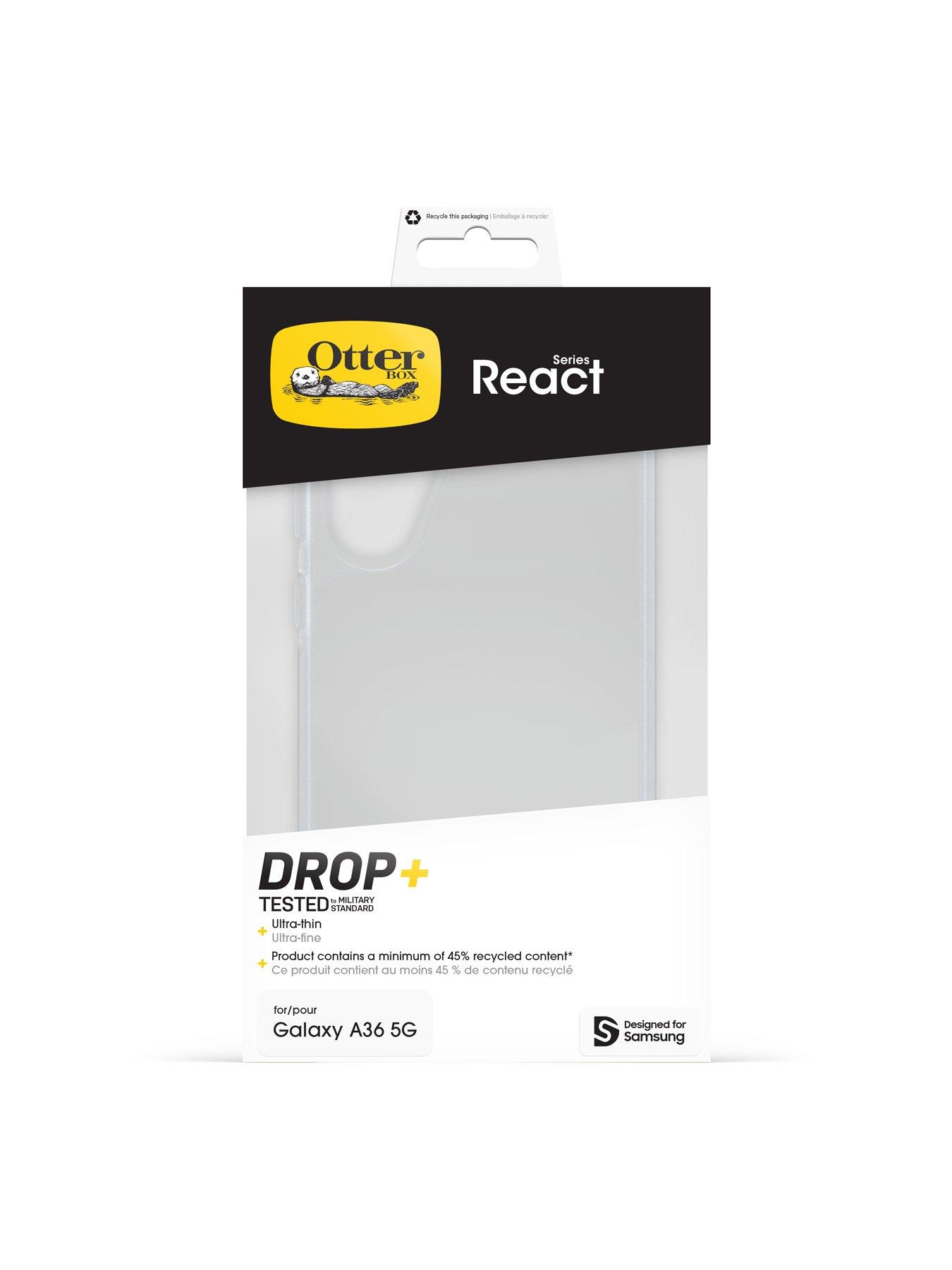 Image 5 of 5 of Otterbox React Galaxy A36 5G case - clear