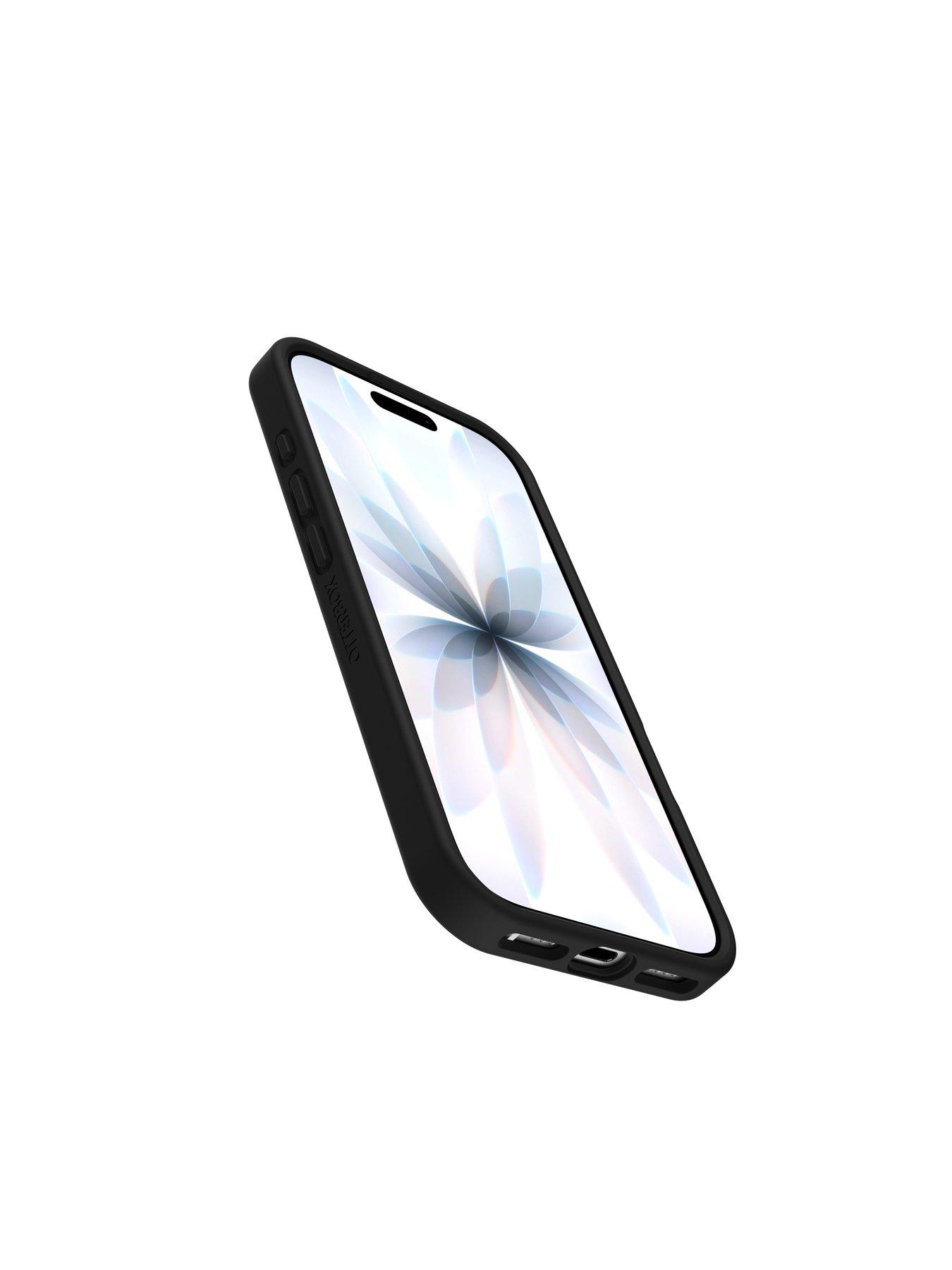 Image 3 of 5 of Otterbox React MagSafe Apple iPhone 17 case Black Crystal - clear/black