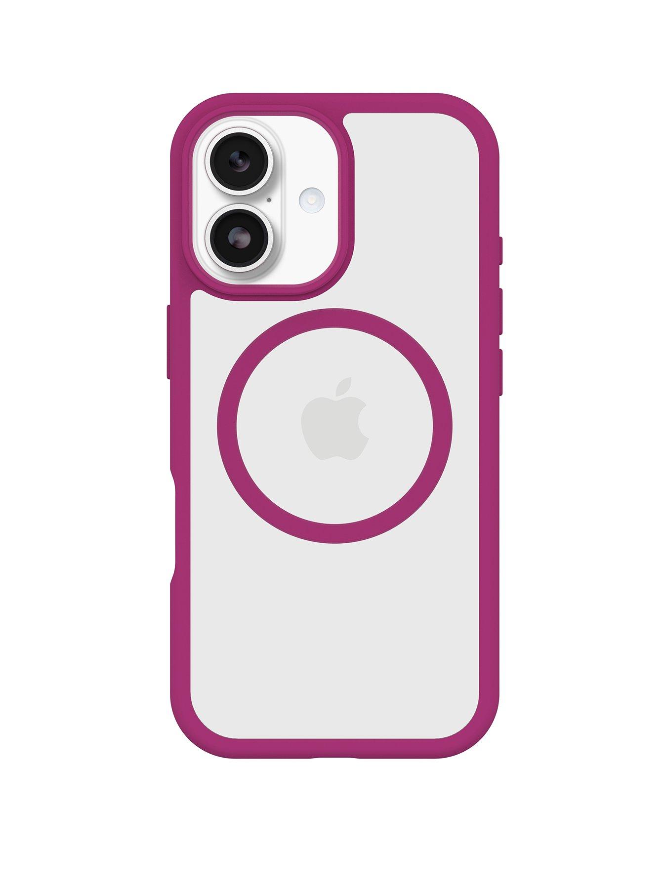 Otterbox React MagSafe Apple iPhone 17 case Rose Crystal - clear/pink