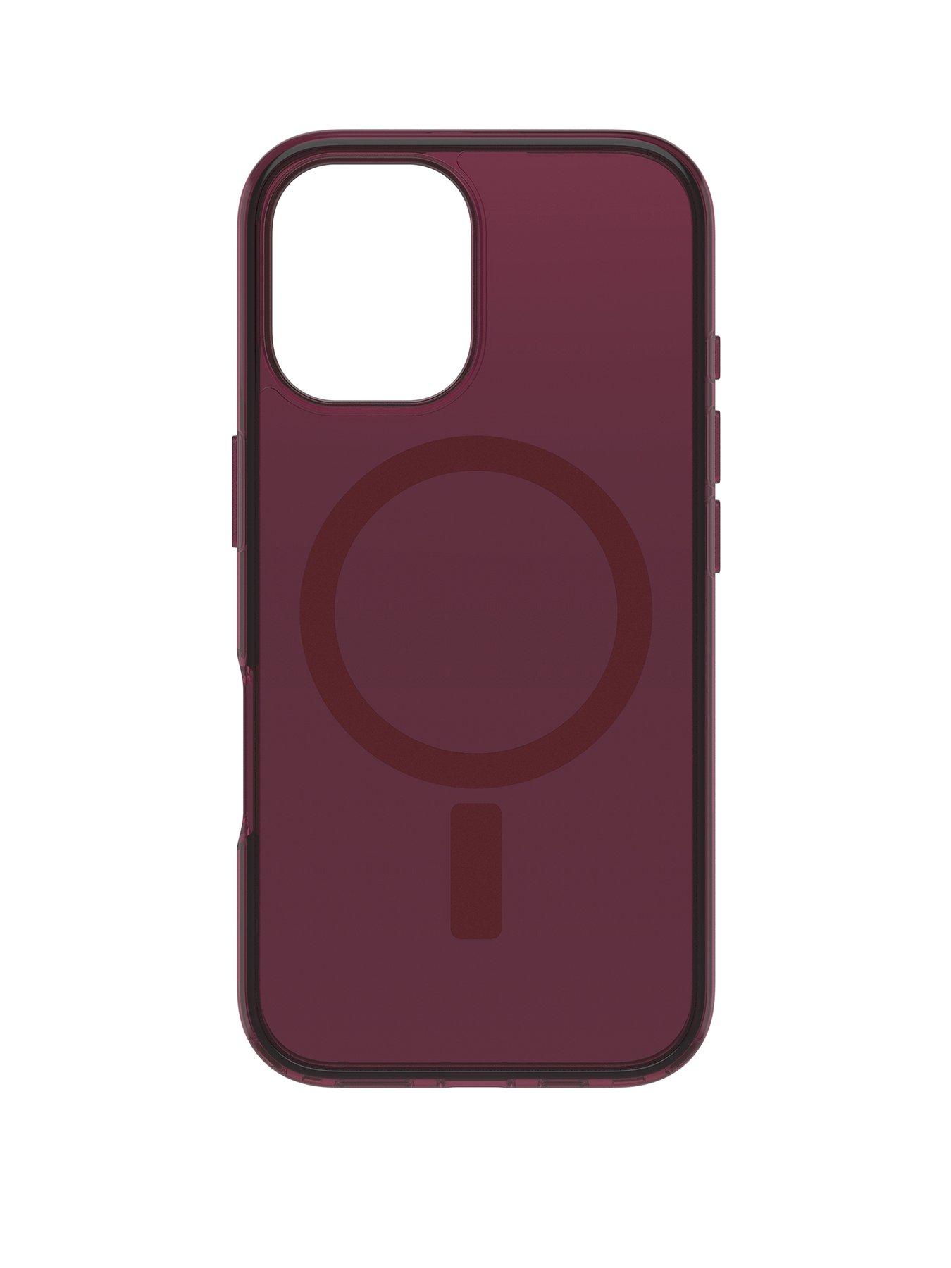 Otterbox Symmetry Clear MagSafe Apple iPhone 16 case Up Beet - red
