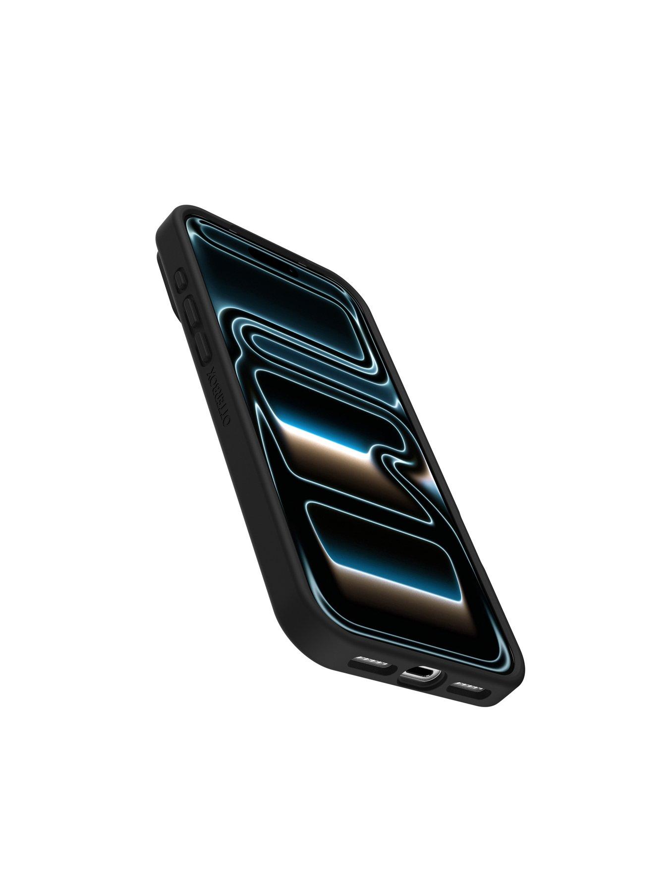 Image 3 of 5 of Otterbox React MagSafe Apple iPhone 17 Pro Max case Black Crystal - clear/black