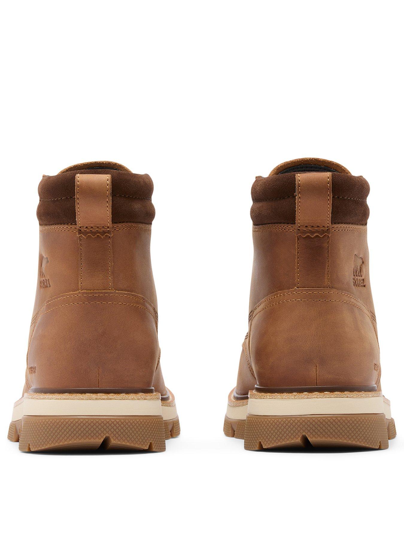 Image 3 of 6 of SOREL Mens Lark-47 Moc Toe Waterproof Boots - Brown