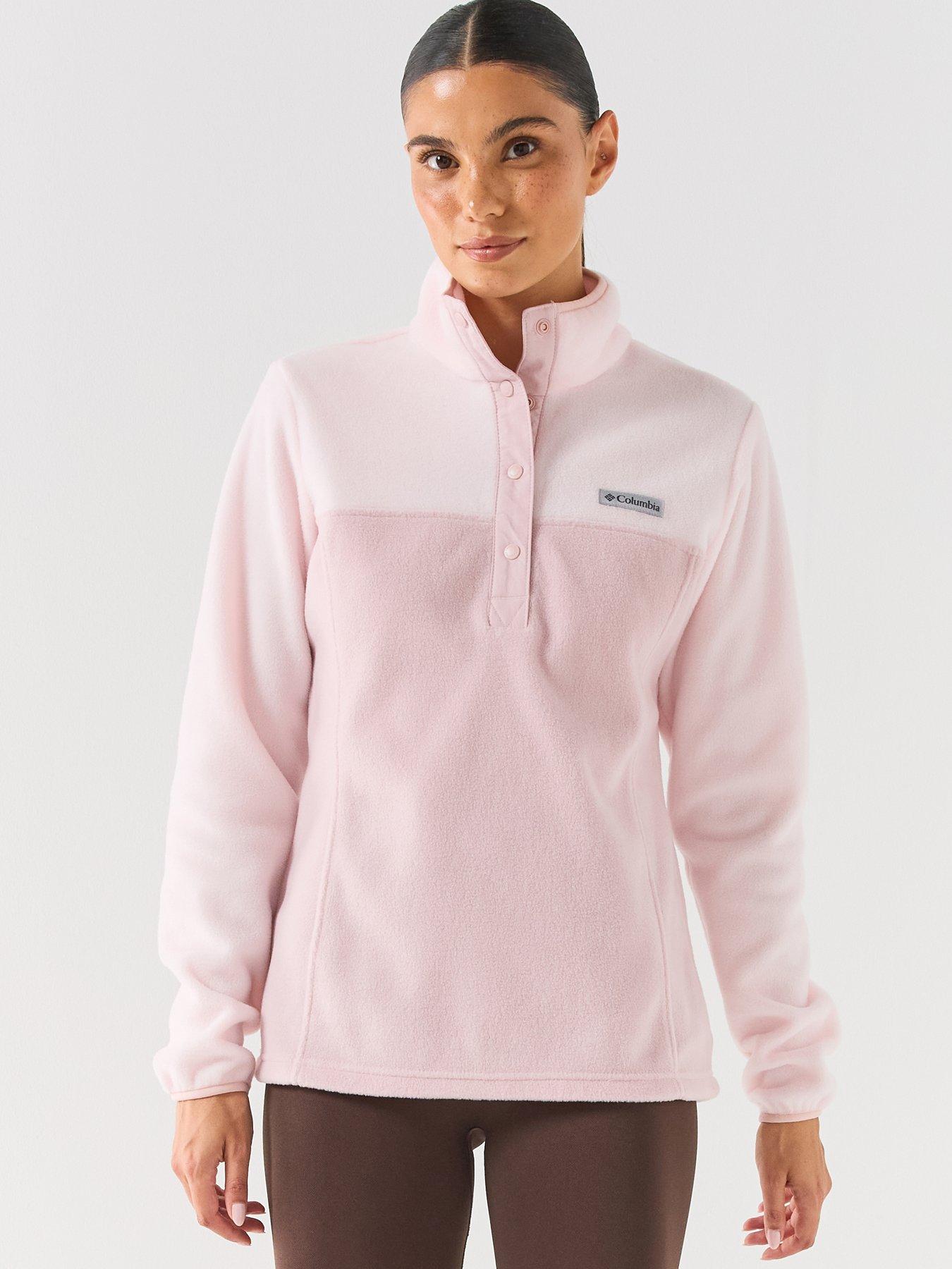 Image 1 of 5 of Columbia Ladies Benton Springs 1/2 Snap Fleece - Pink