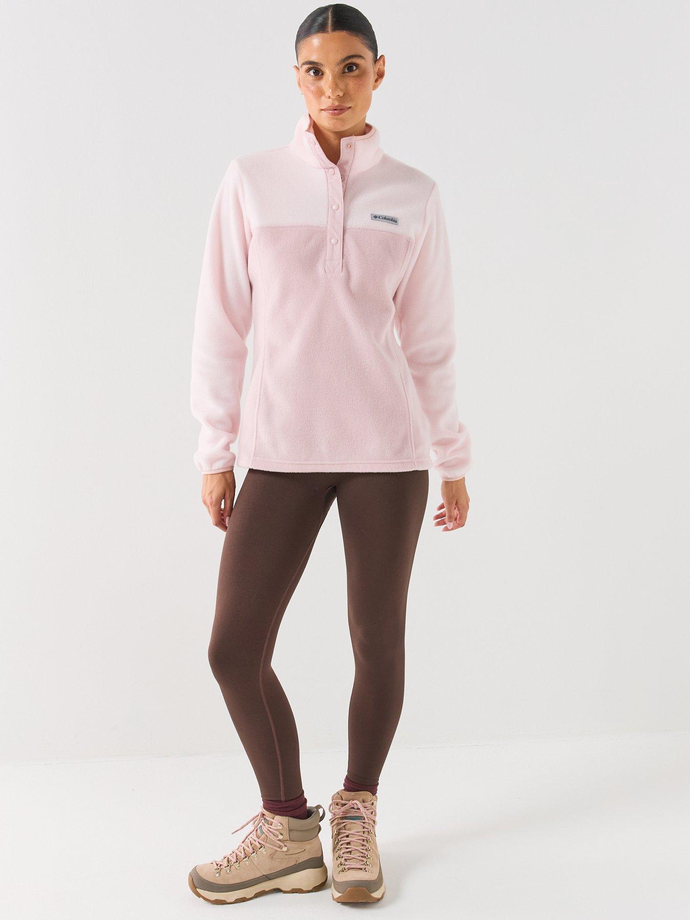 Image 3 of 5 of Columbia Ladies Benton Springs 1/2 Snap Fleece - Pink