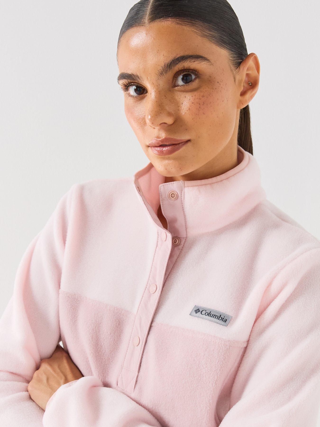 Image 4 of 5 of Columbia Ladies Benton Springs 1/2 Snap Fleece - Pink