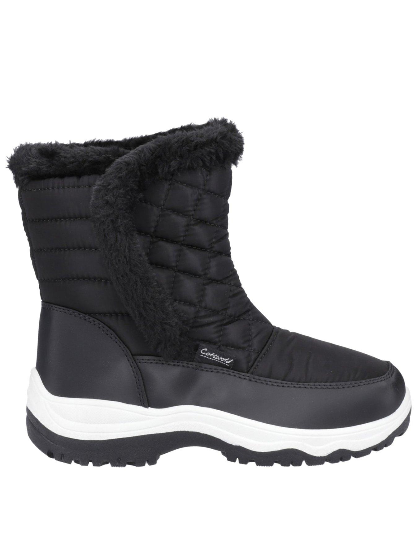 Image 1 of 5 of Cotswold Ladies Butterrow Warm Lined Waterproof, Warm Lined Snowboots -Black