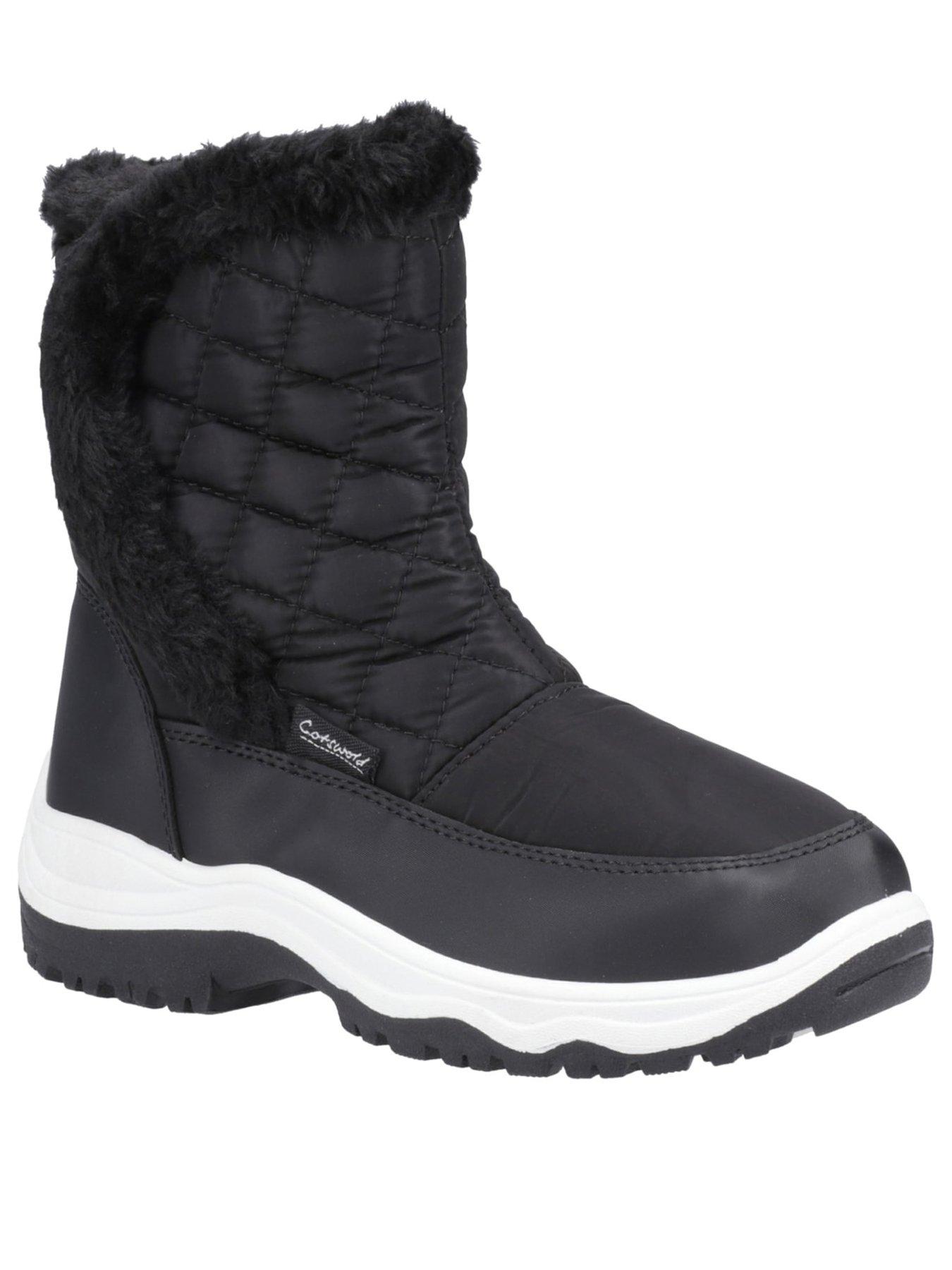 Image 2 of 5 of Cotswold Ladies Butterrow Warm Lined Waterproof, Warm Lined Snowboots -Black