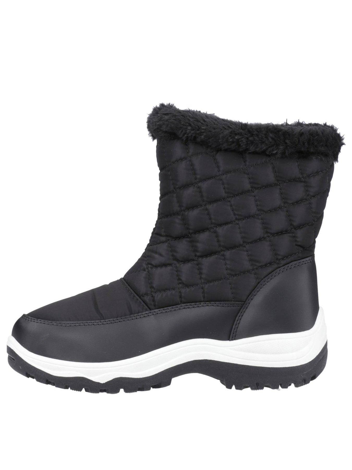 Image 3 of 5 of Cotswold Ladies Butterrow Warm Lined Waterproof, Warm Lined Snowboots -Black