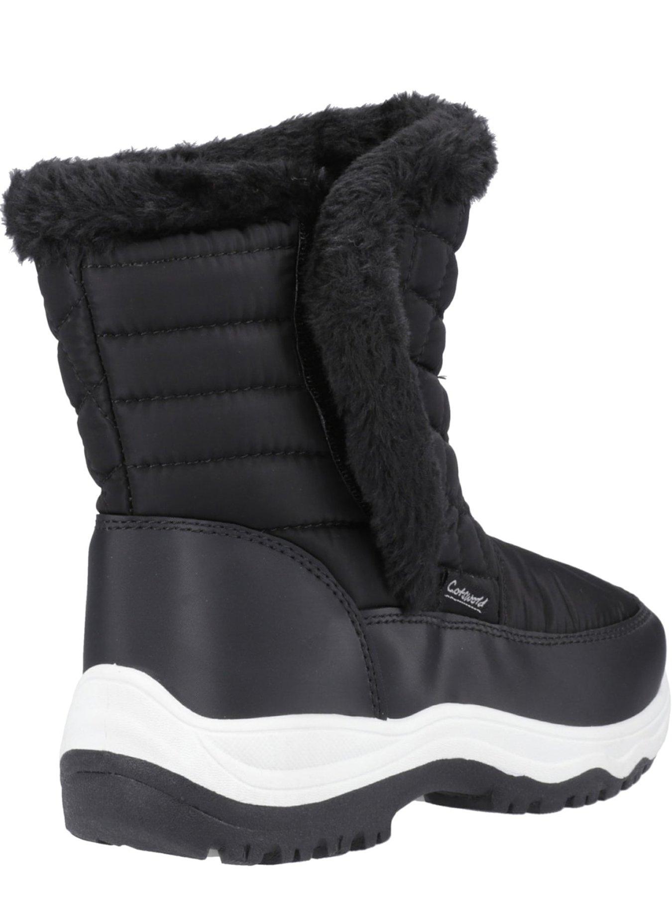 Image 4 of 5 of Cotswold Ladies Butterrow Warm Lined Waterproof, Warm Lined Snowboots -Black