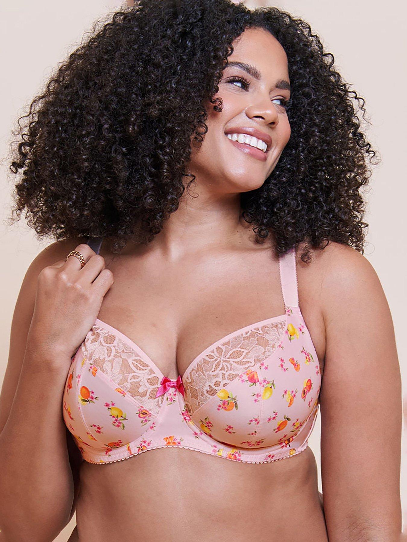 Curvy Kate Curvy Kate Spellbound Printed Balcony Bra - Blush Floral Print