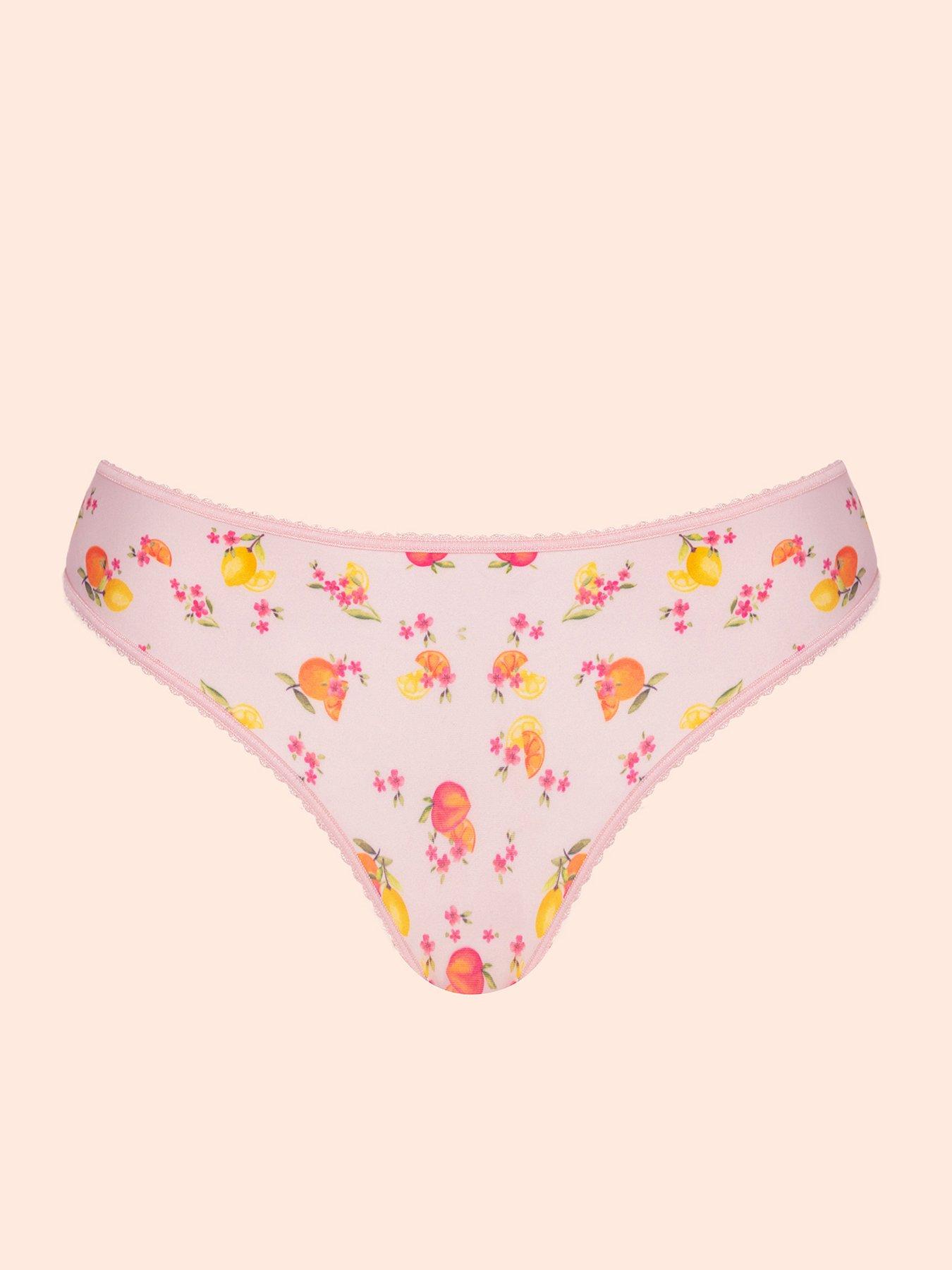 Image 6 of 6 of Curvy Kate Spellbound Brazilian Brief - Blush Floral Print