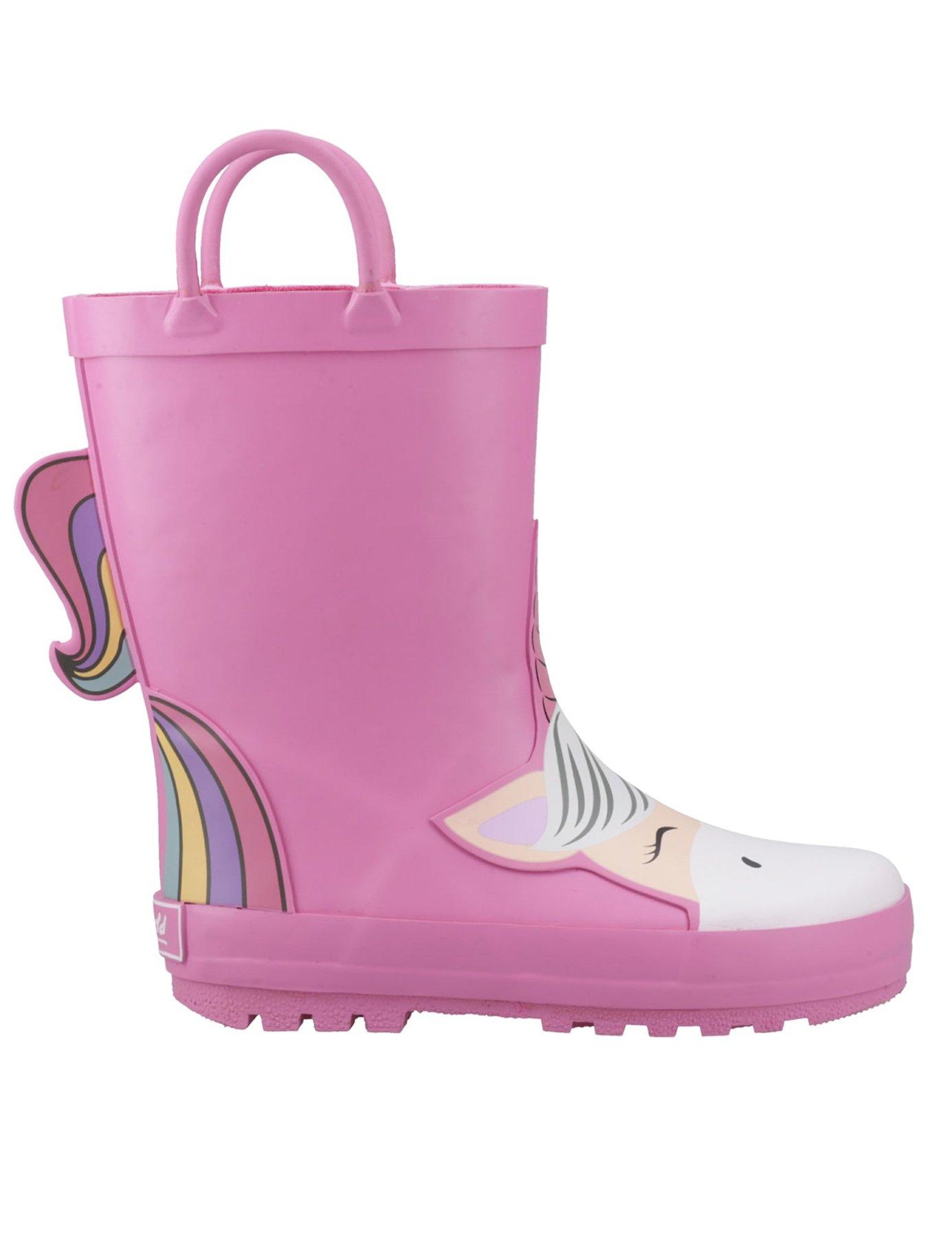 Cotswold Kids Wellington Puddle Boot 3D - Unicorn
