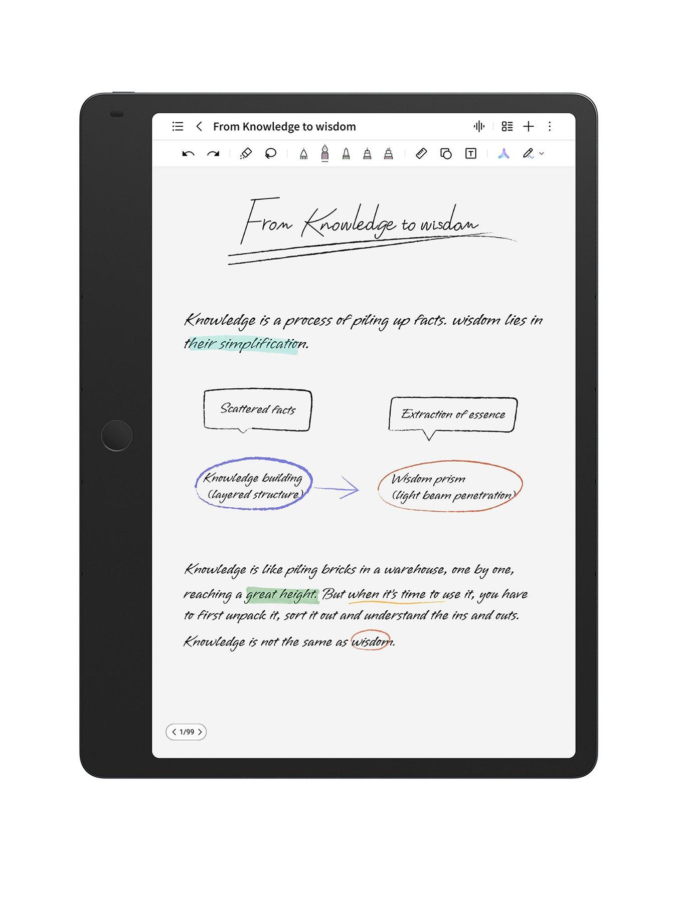 Image 1 of 7 of TCL NOTE A1 NXTPAPER Aerolight Gray