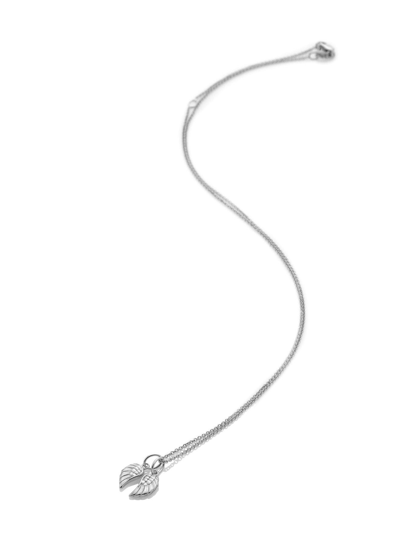 Image 2 of 3 of Silver Whisper SWFY Angel Wing Pendant