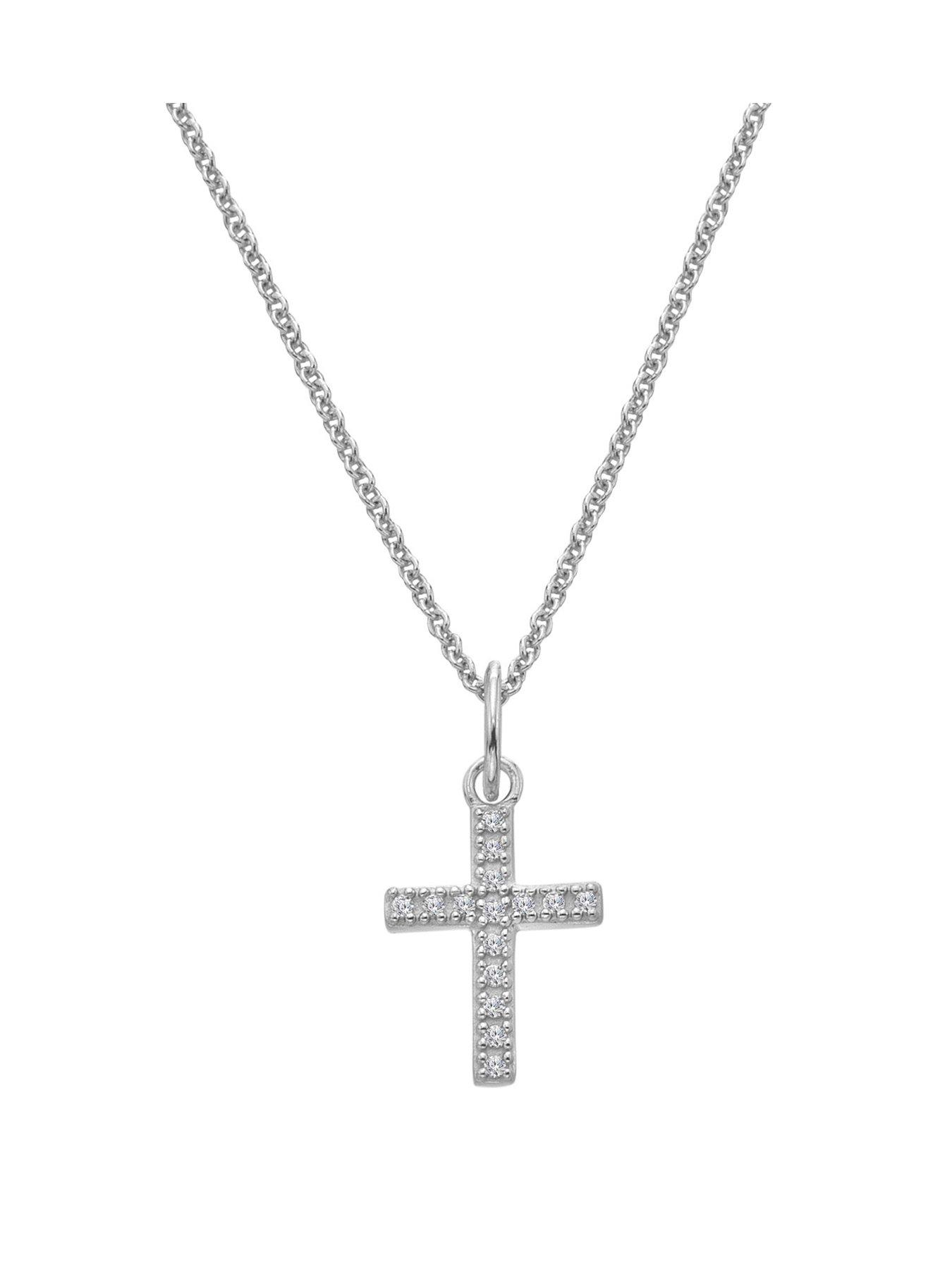 Silver Whisper SWFY Cross Pendant