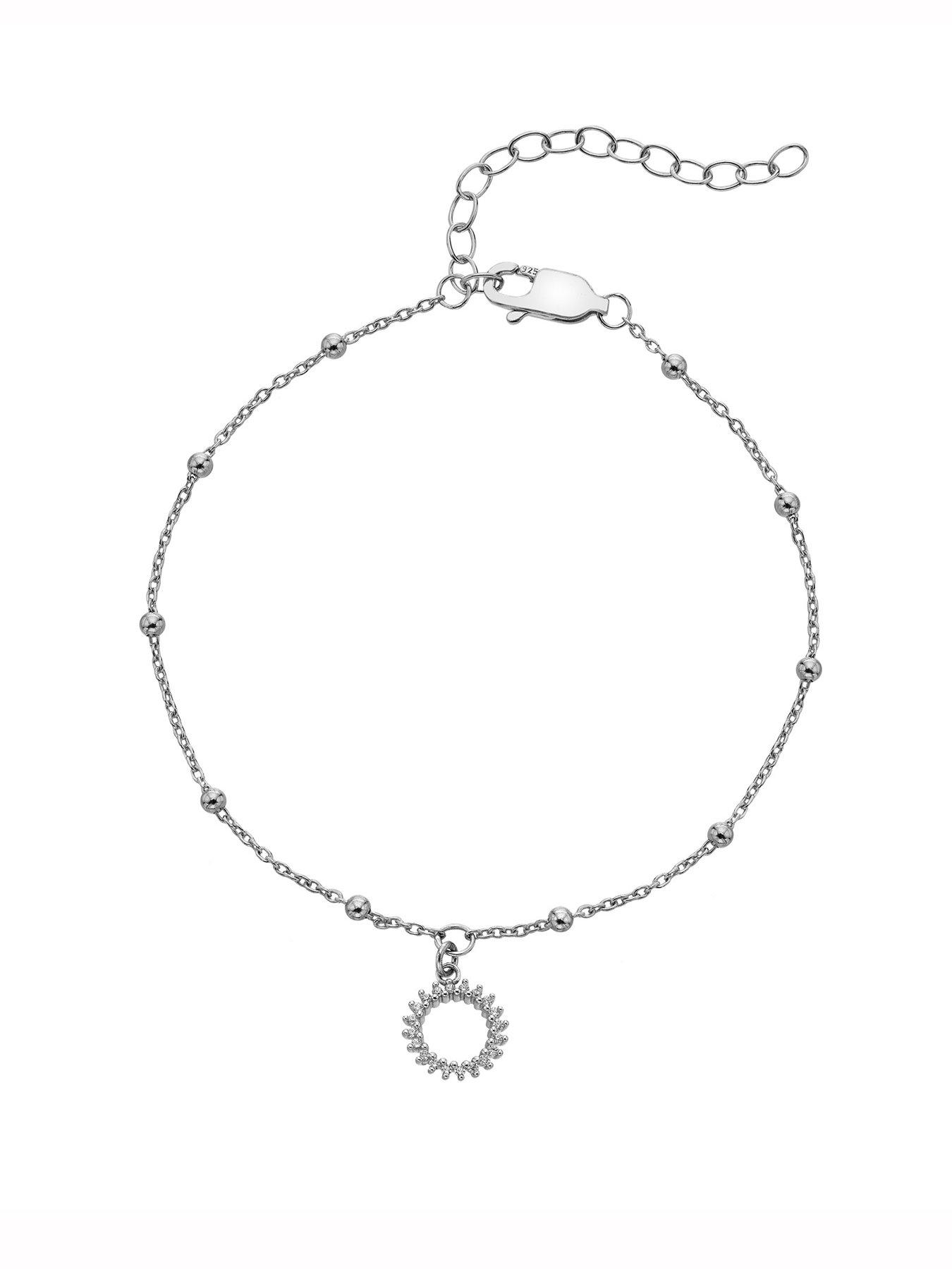 Silver Whisper SWFY Circle Bracelet