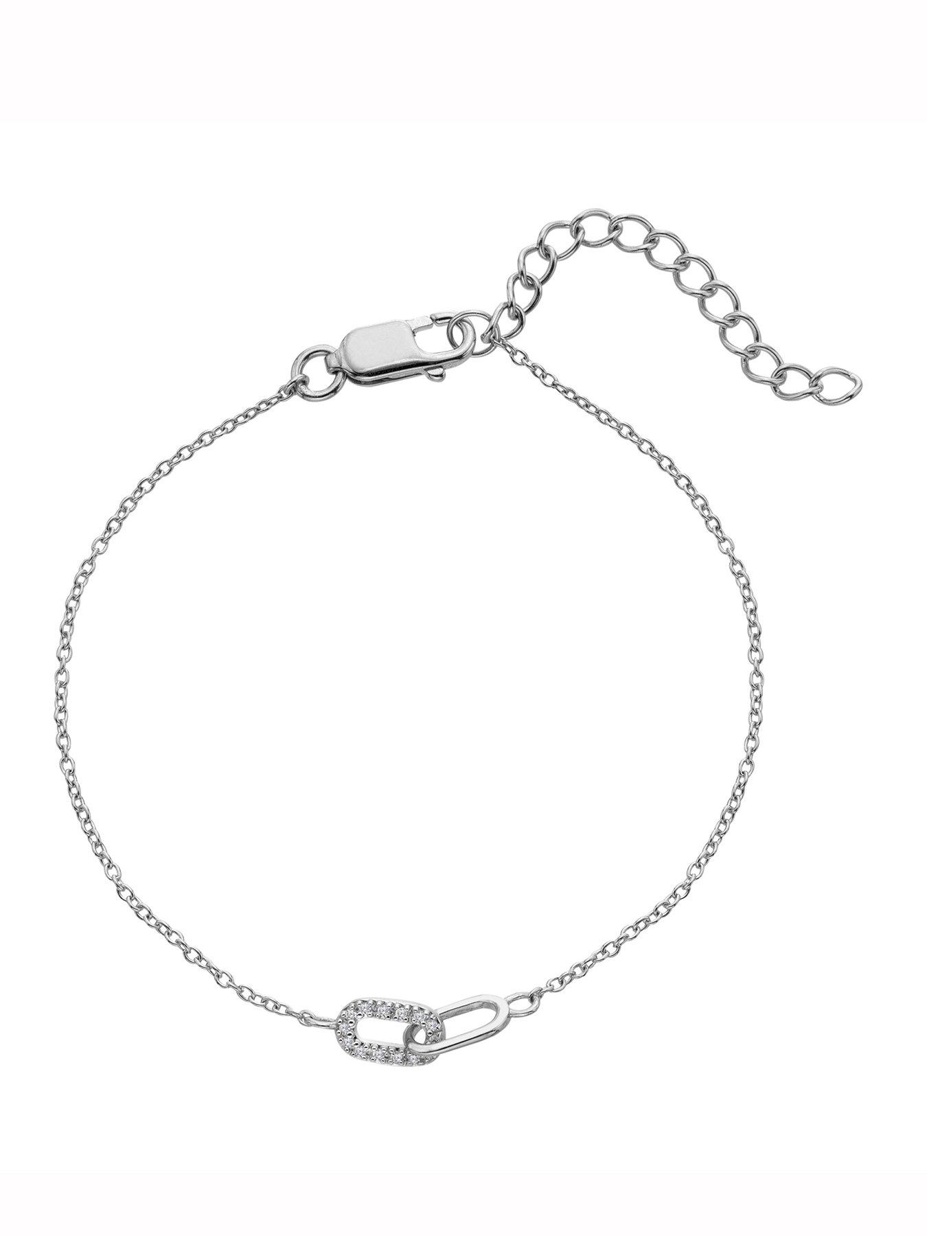 Silver Whisper SWFY Linked Bracelet