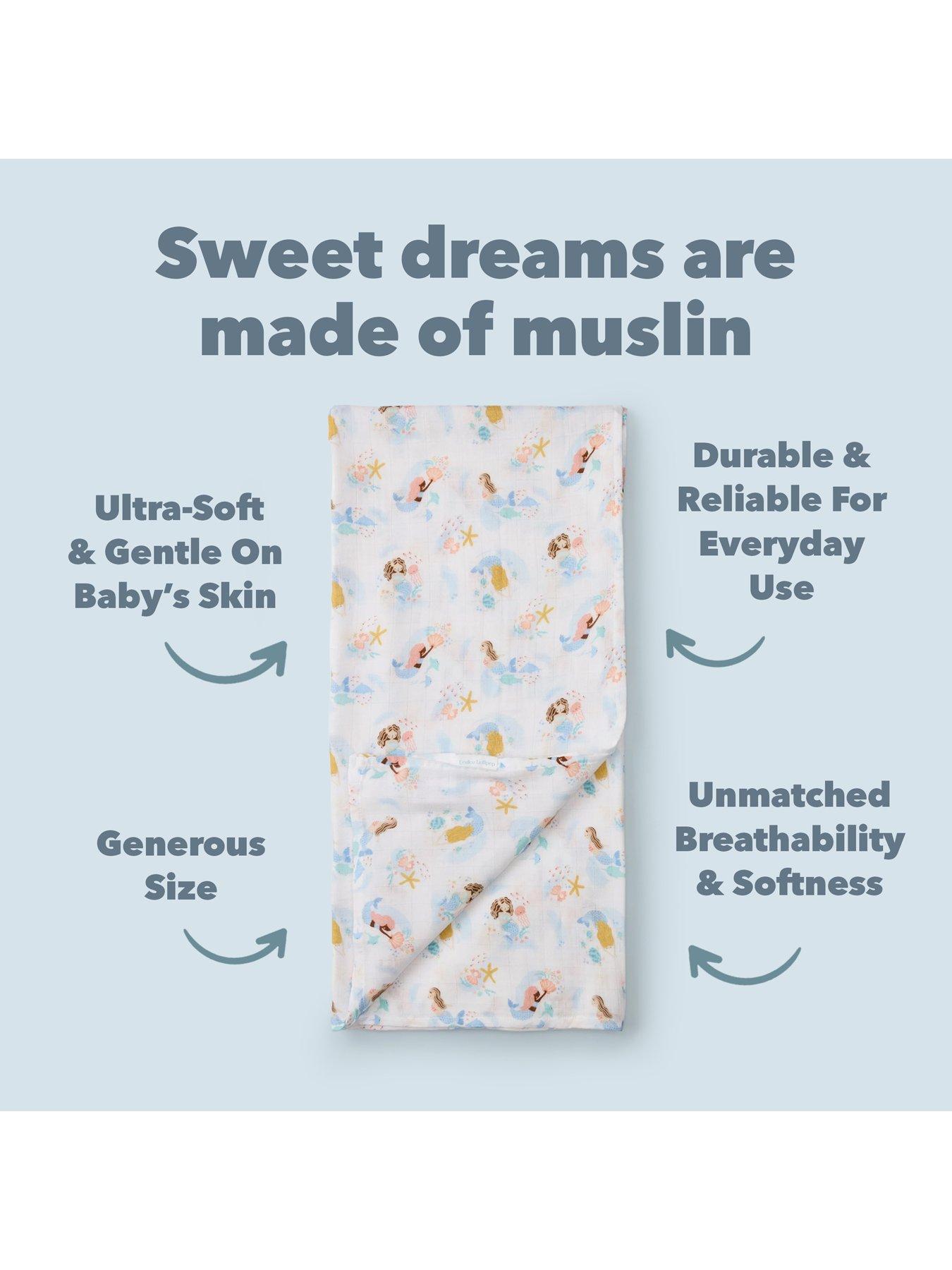 Image 3 of 7 of Lou Lou Lollipop Mixed Pink Bundle - swaddle, bib, bag