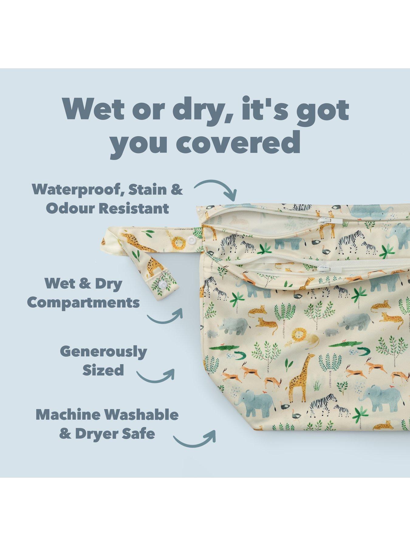 Image 6 of 7 of Lou Lou Lollipop Mixed Jungle Bundle - swaddle, bib, bag