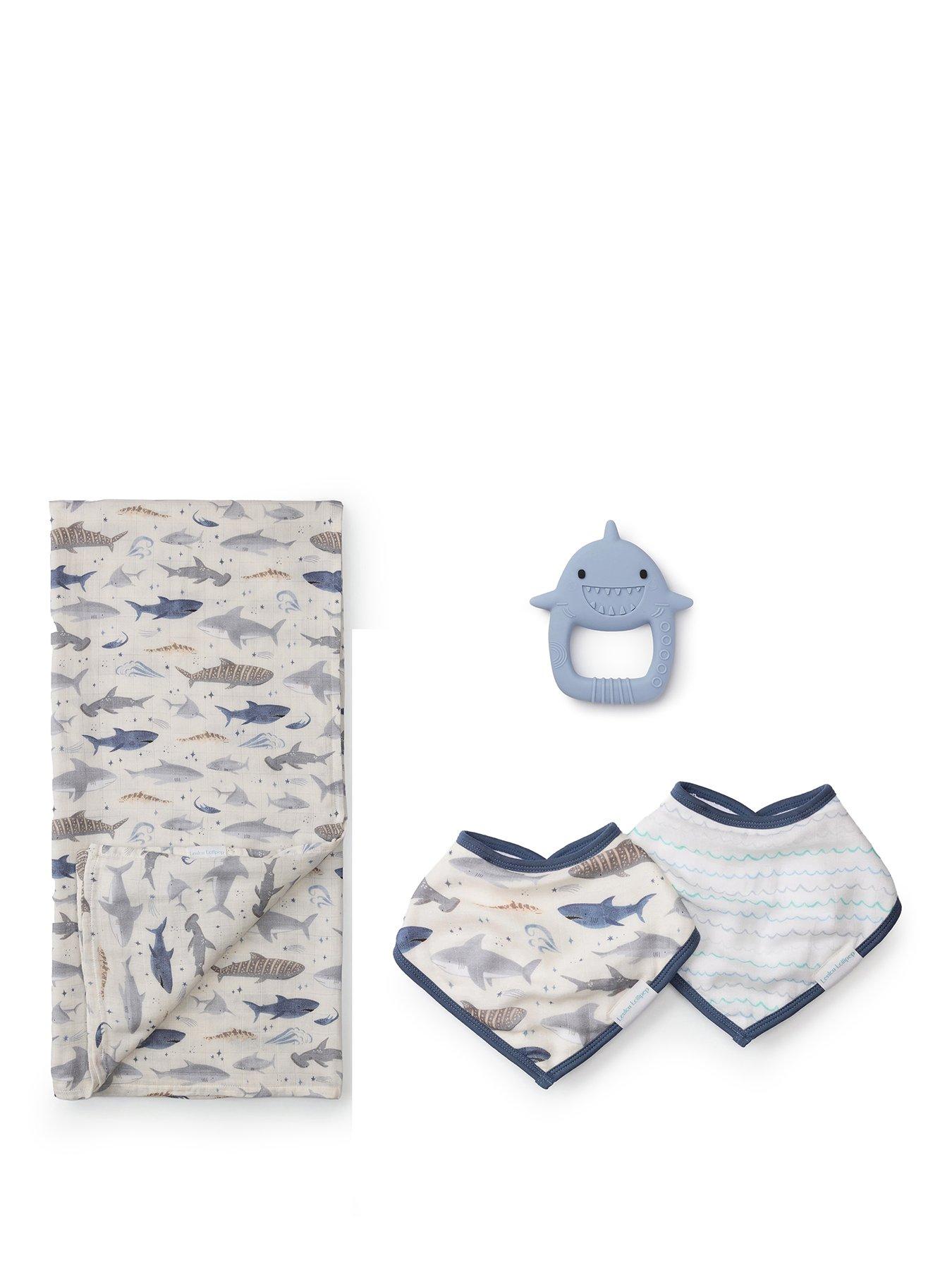 Image 2 of 6 of Lou Lou Lollipop Swaddle Bundle - Sharks