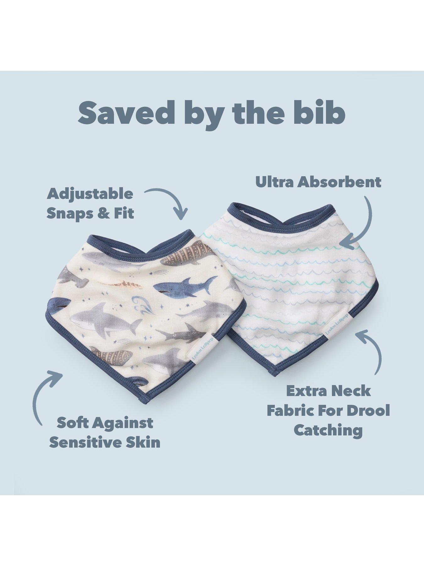 Image 4 of 6 of Lou Lou Lollipop Swaddle Bundle - Sharks