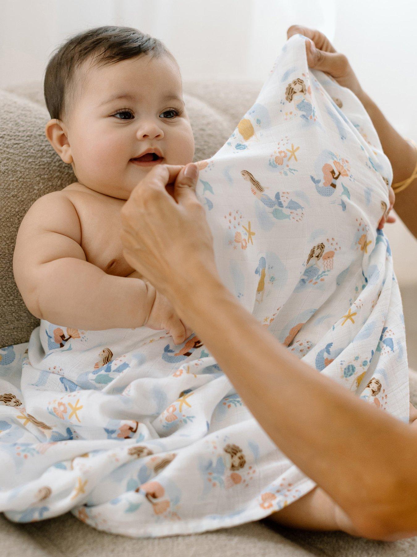 Image 1 of 6 of Lou Lou Lollipop Swaddle Bundle - Mermaids
