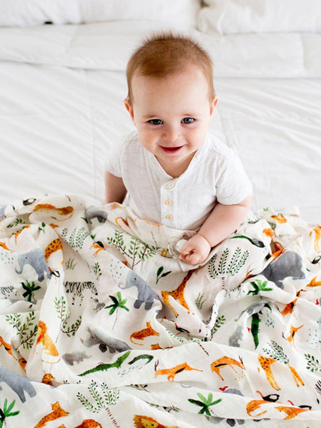 Image 1 of 7 of Lou Lou Lollipop Swaddle Bundle - Safari Jungle