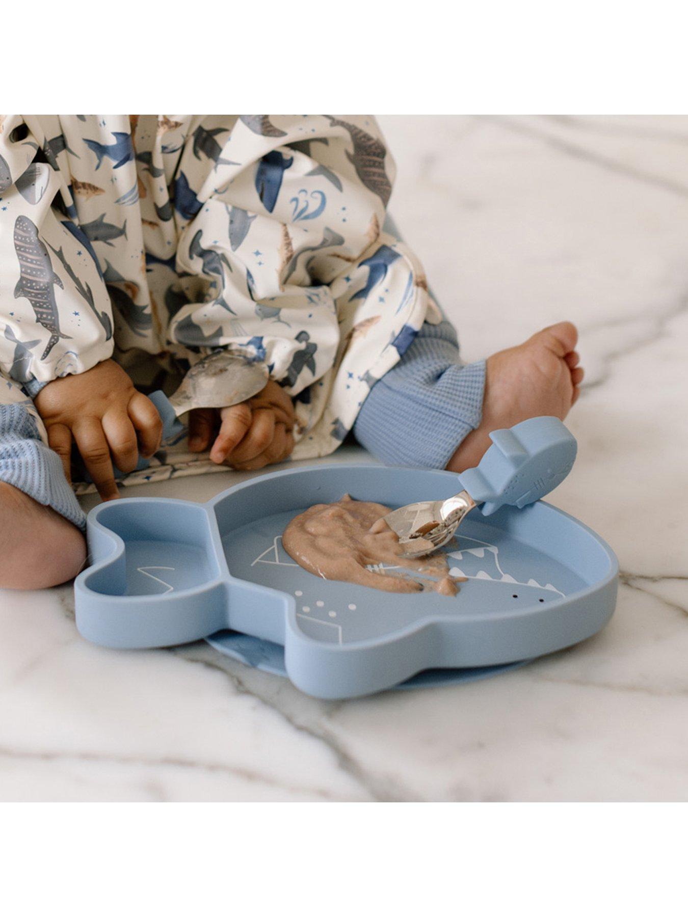 Image 5 of 7 of Lou Lou Lollipop Dinner Time Bundle - Silicone Bib - Shark