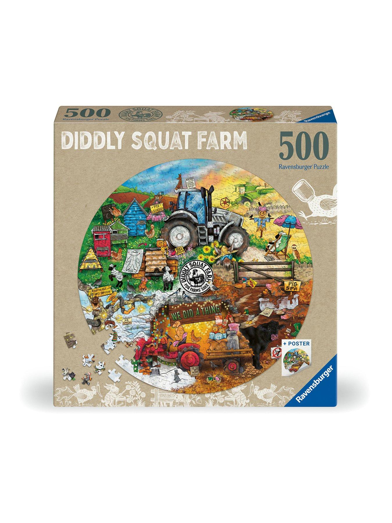 Image 3 of 7 of Ravensburger Diddly Squat Farm, Circular 500pc