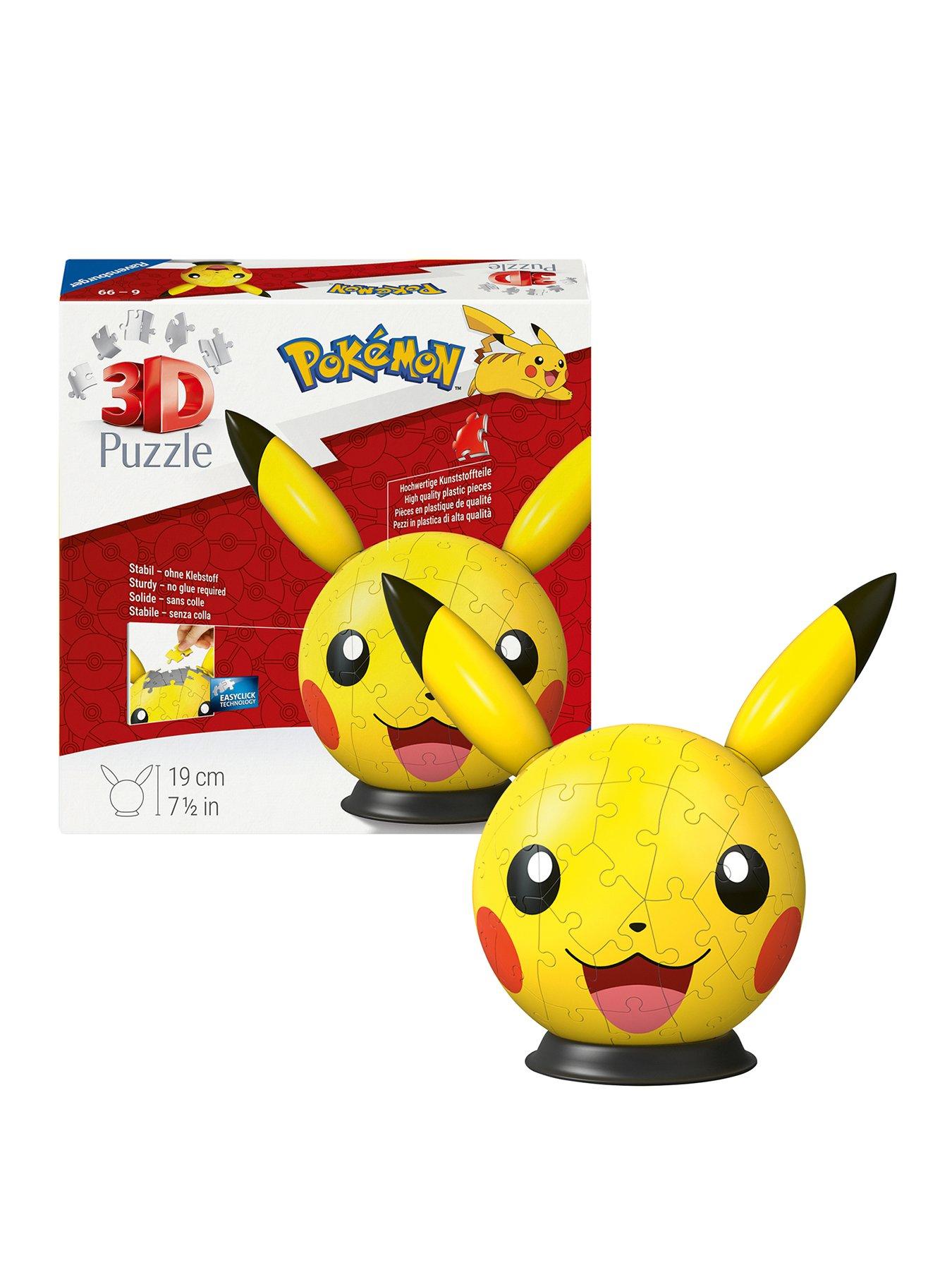 Pokemon Pokemon Pikachu with Ears 3D Puzzle Ball, 72pc