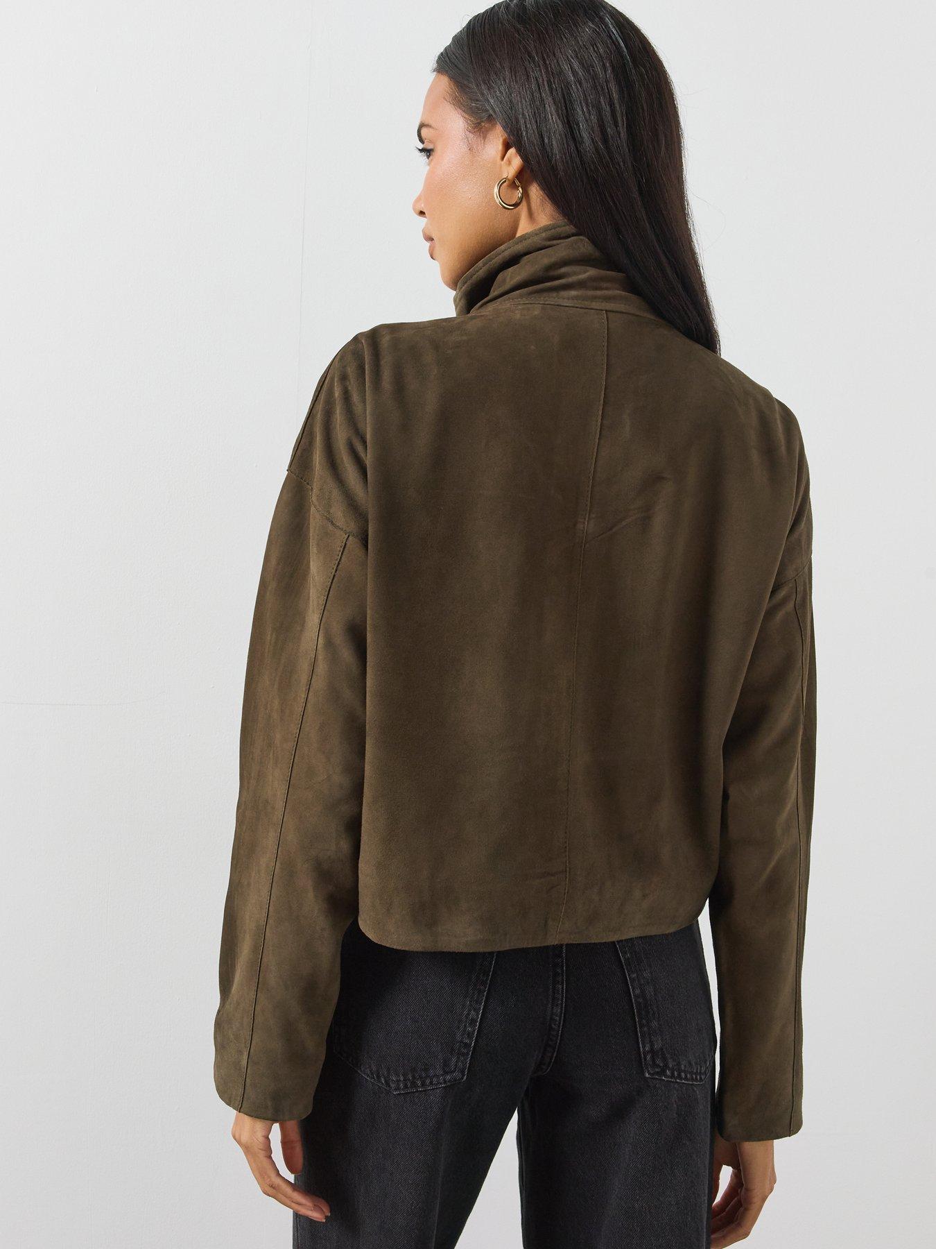 Image 2 of 6 of AllSaints Ryder Suede Jacket