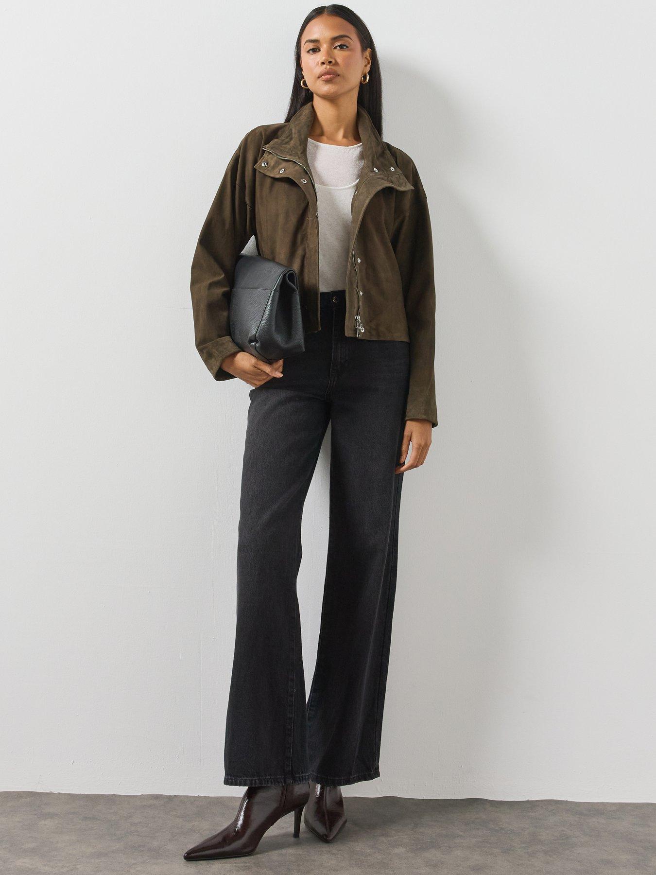 Image 3 of 6 of AllSaints Ryder Suede Jacket