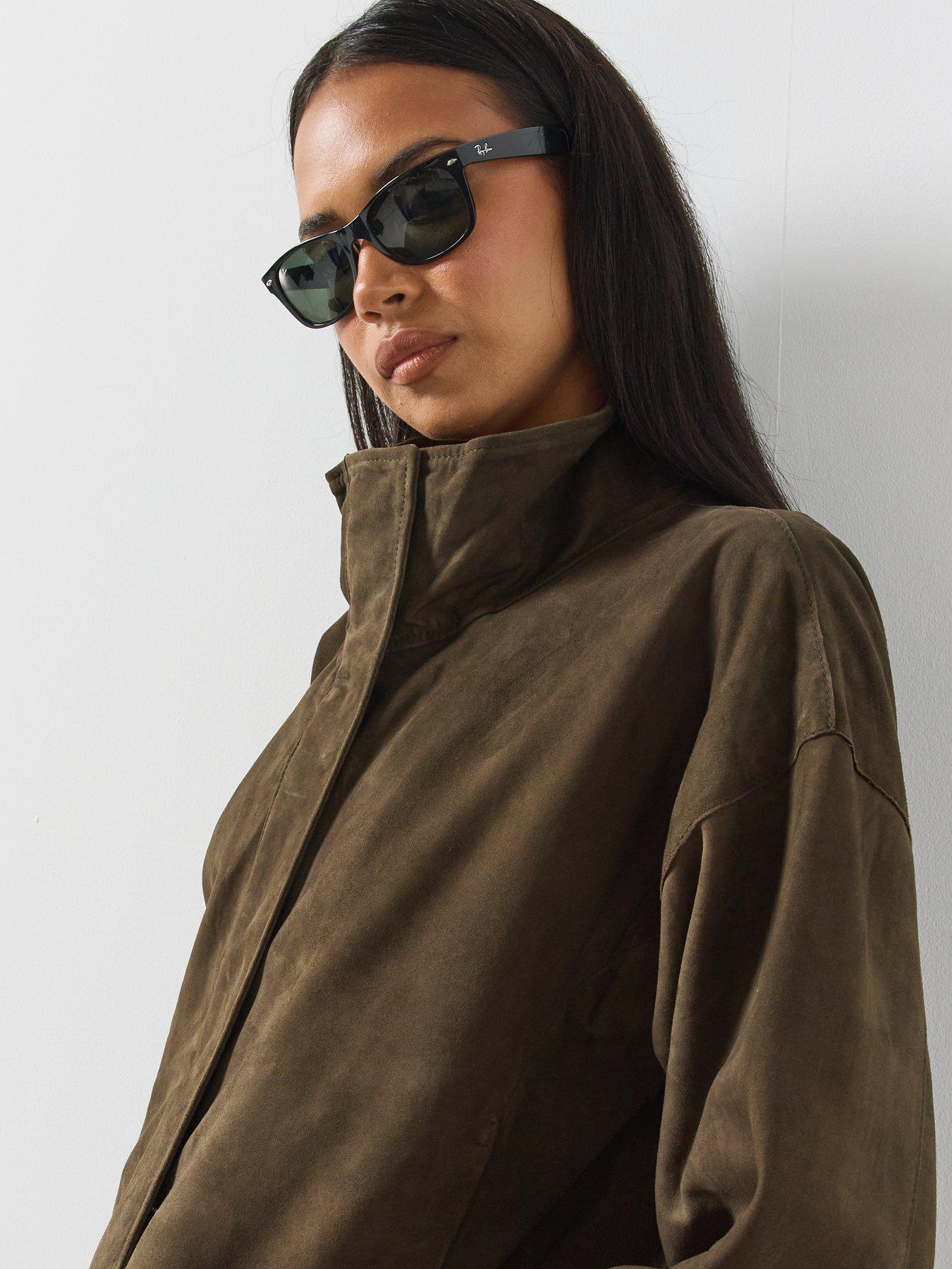 Image 4 of 6 of AllSaints Ryder Suede Jacket