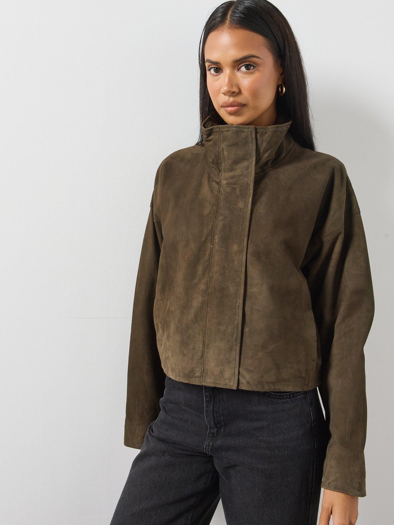 Image 6 of 6 of AllSaints Ryder Suede Jacket