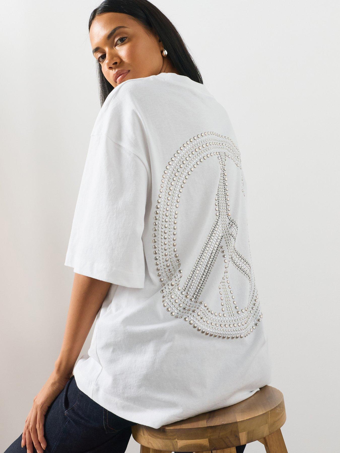 AllSaints Peace Amelie T-Shirt - White