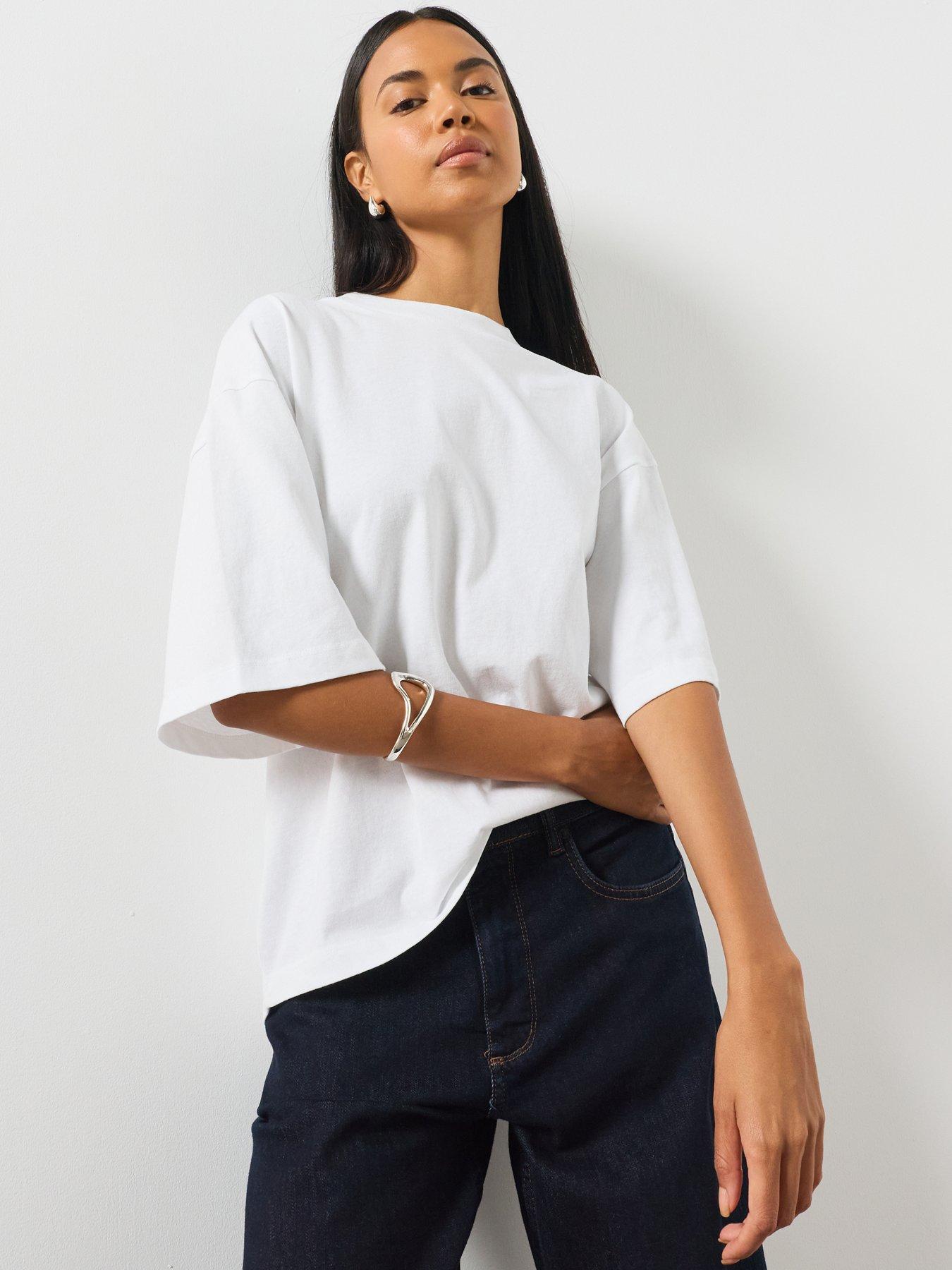 Image 2 of 5 of AllSaints Peace Amelie T-Shirt - White