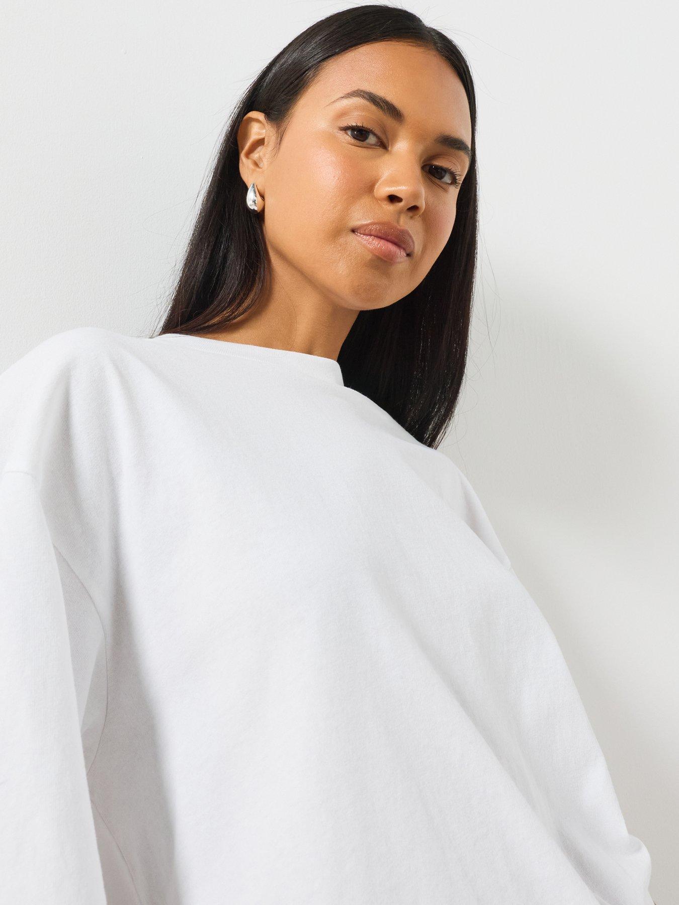 Image 4 of 5 of AllSaints Peace Amelie T-Shirt - White