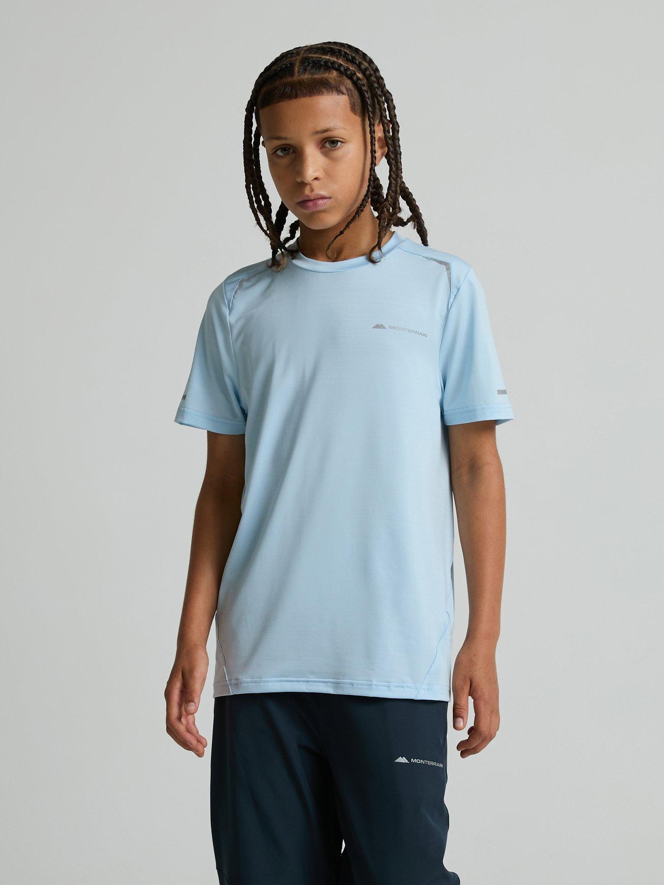 Monterrain Junior Bolt 2.0 Space Dye Tee - Blue