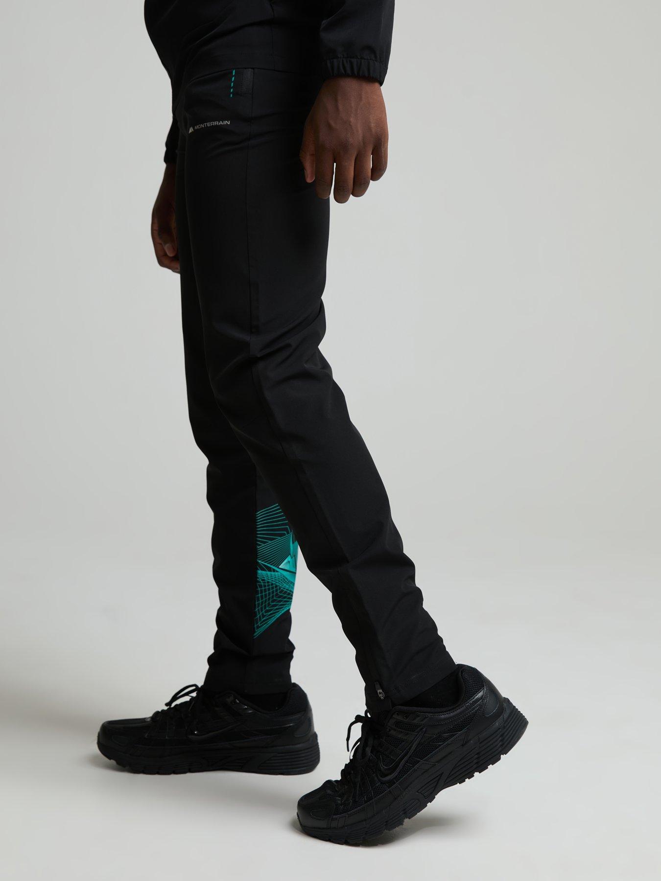 Monterrain Junior Abyss Woven Running Pant - Black